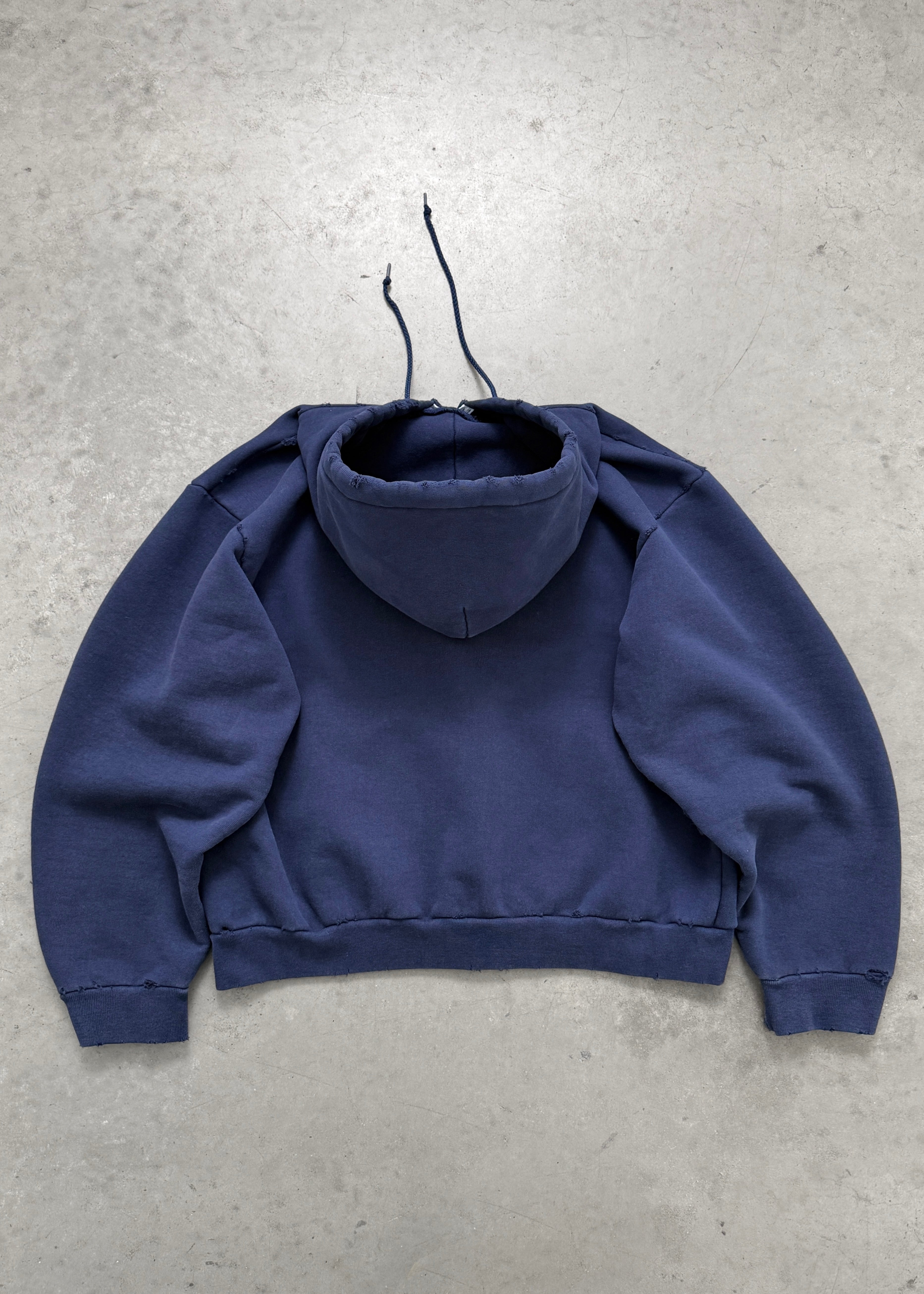 DISTRESSED PRO WORK ZIP UP - NAVY