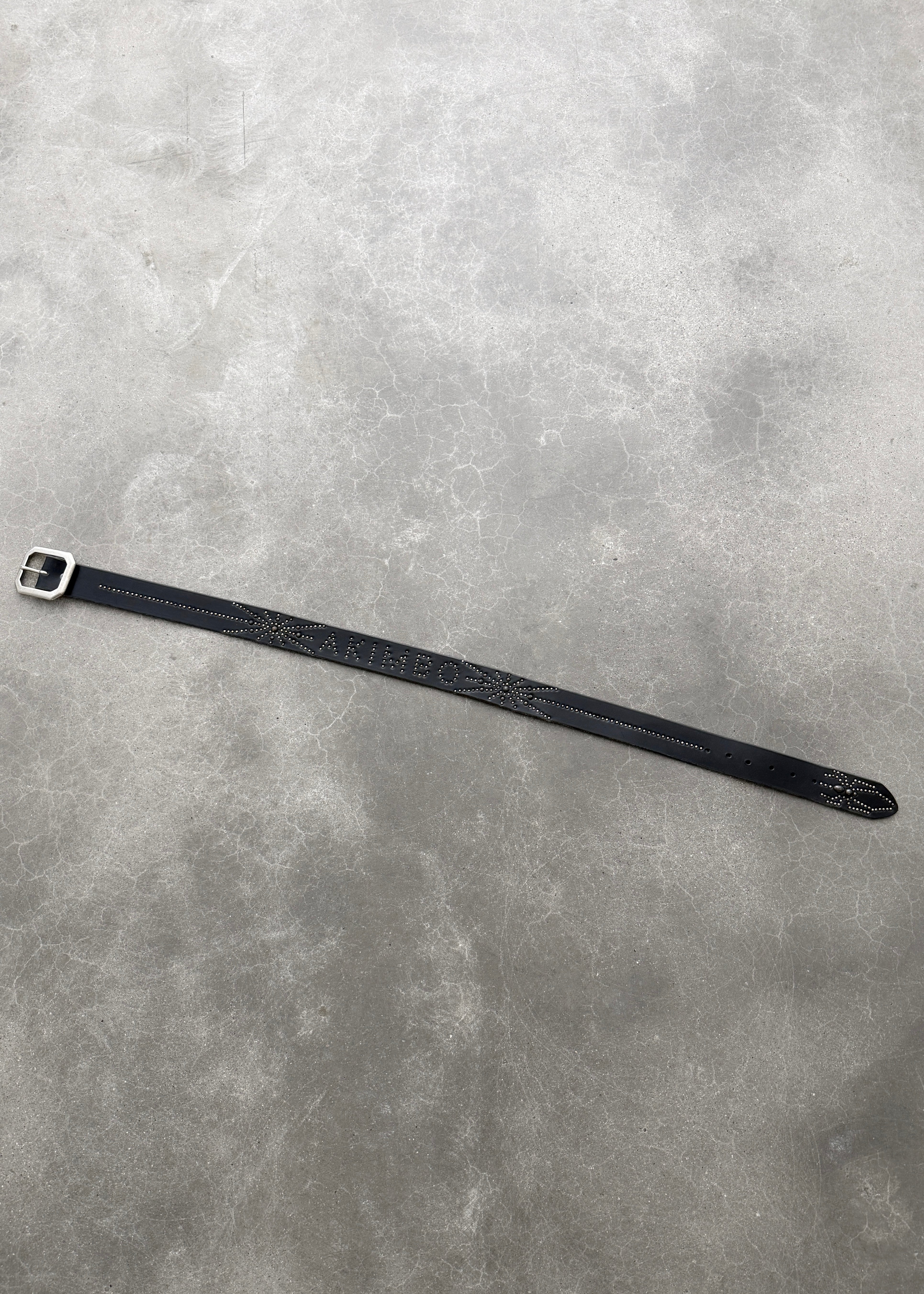 LEATHER STUDDED BELT