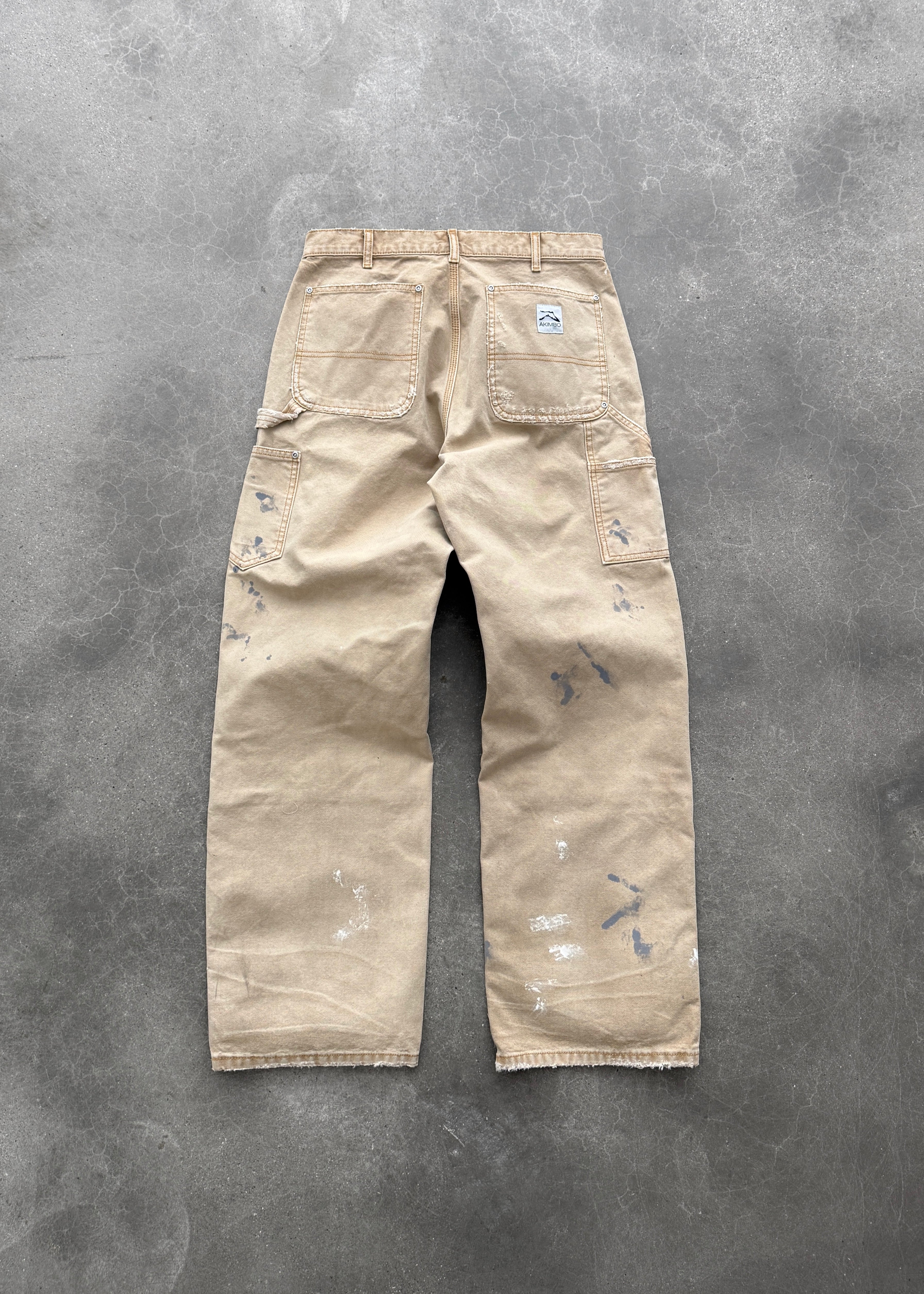 PAINTER CANVAS DOUBLE KNEES - FADED TAN