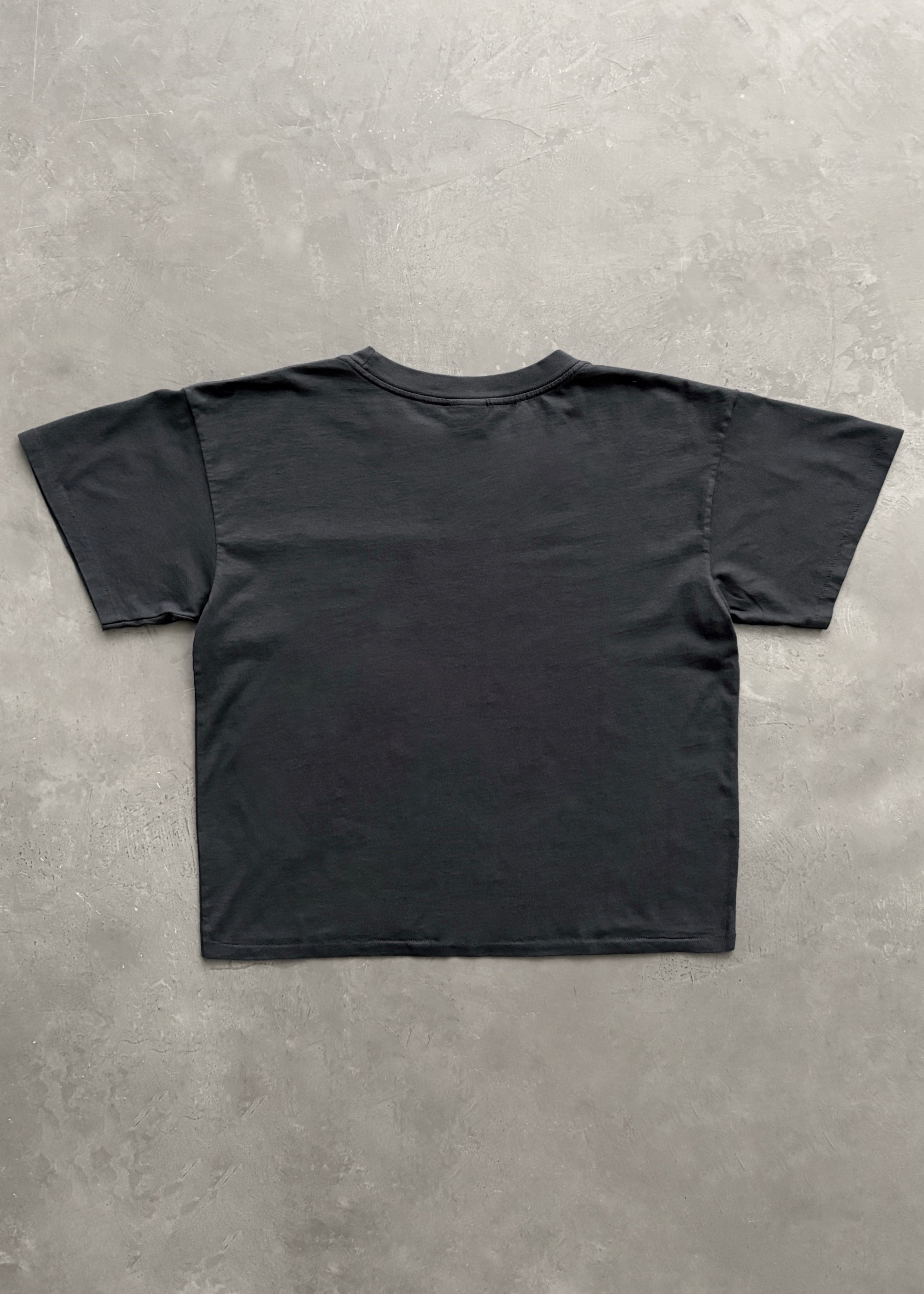 “CHAIN-PEEKER” MID-WEIGHT POCKET TEE - BLACK