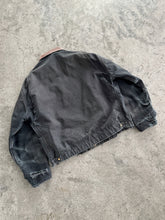 Load image into Gallery viewer, SUN FADED BLACK DISTRESSED  CARHARTT DETROIT JACKET - 1990S
