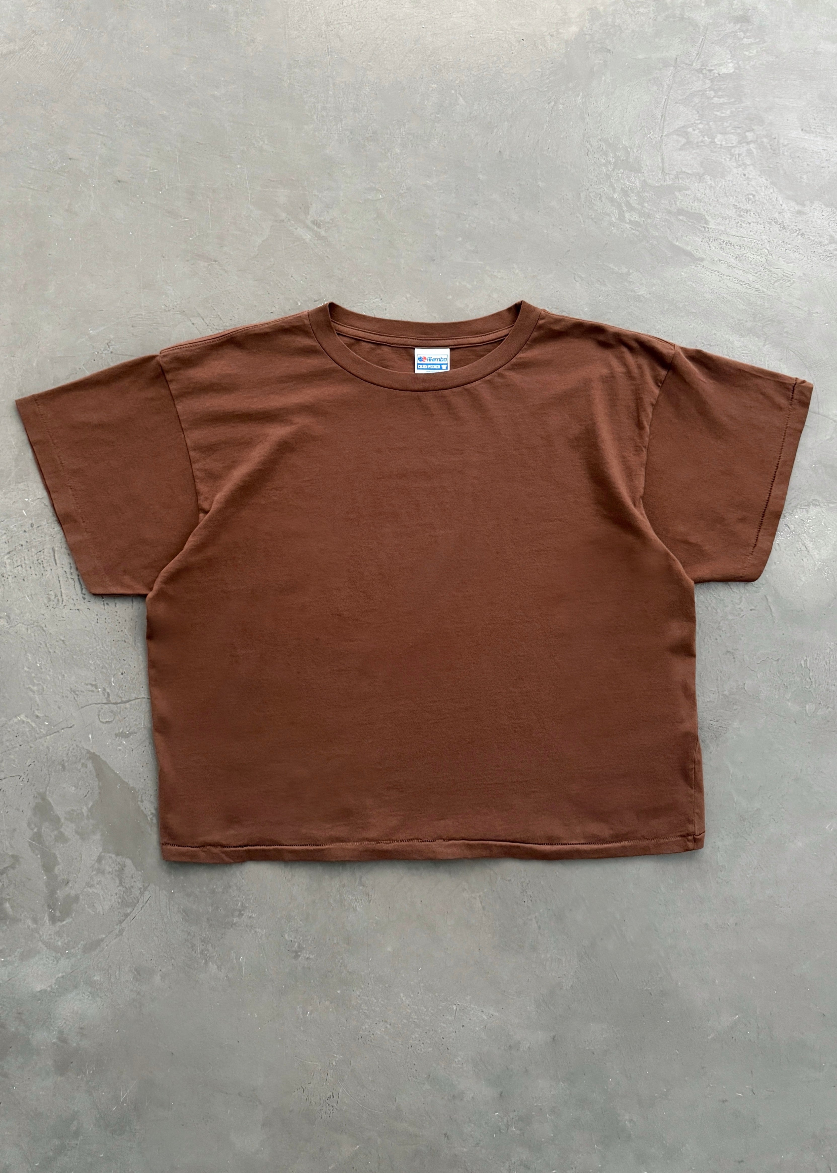 “CHAIN-PEEKER” SINGLE STITCHED TEE - COYOTE BROWN