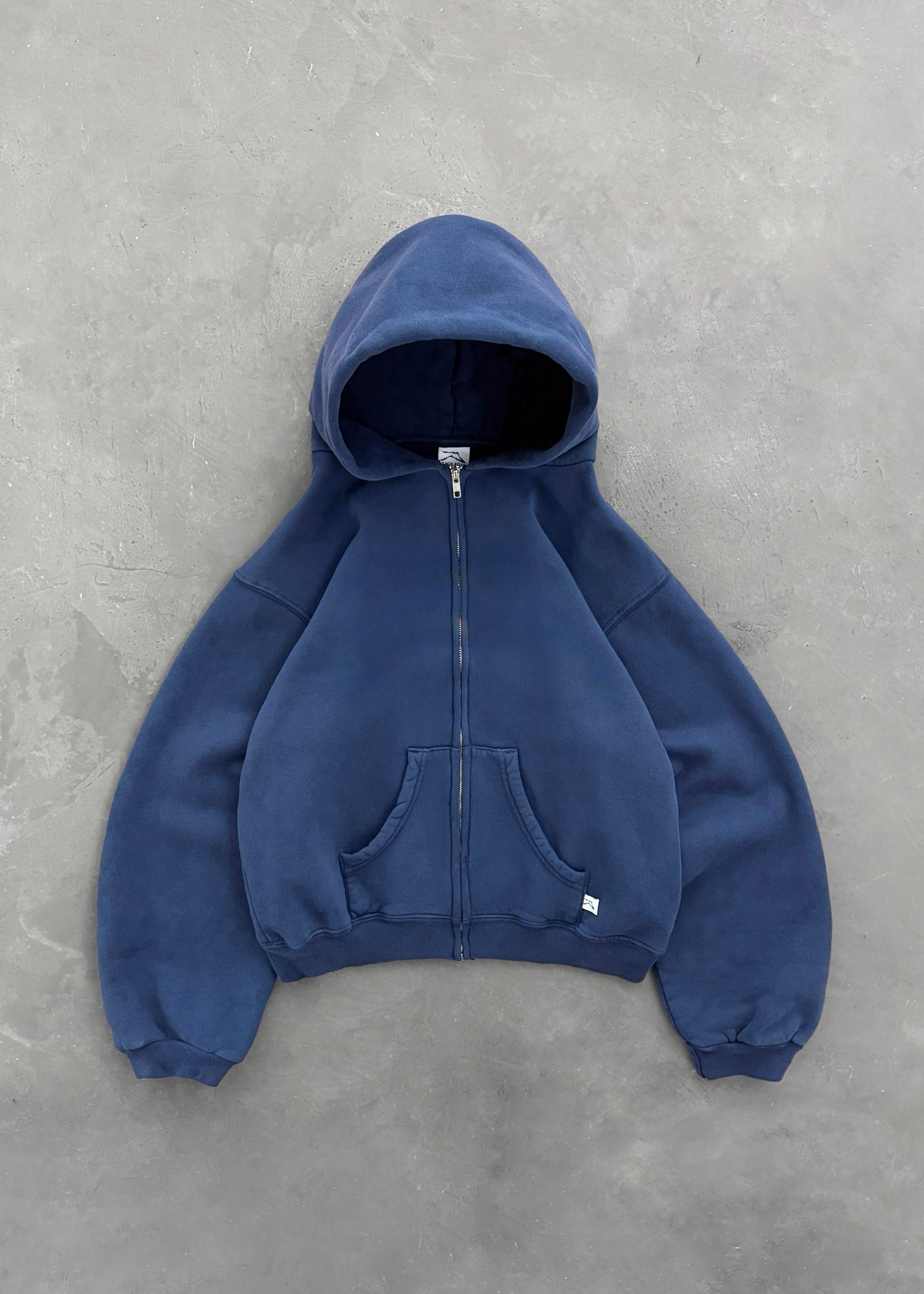 ZIP-UP HOODIE - NAVY