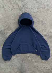 AKIMBO ZIP-UP HOODIE - FADED NAVY