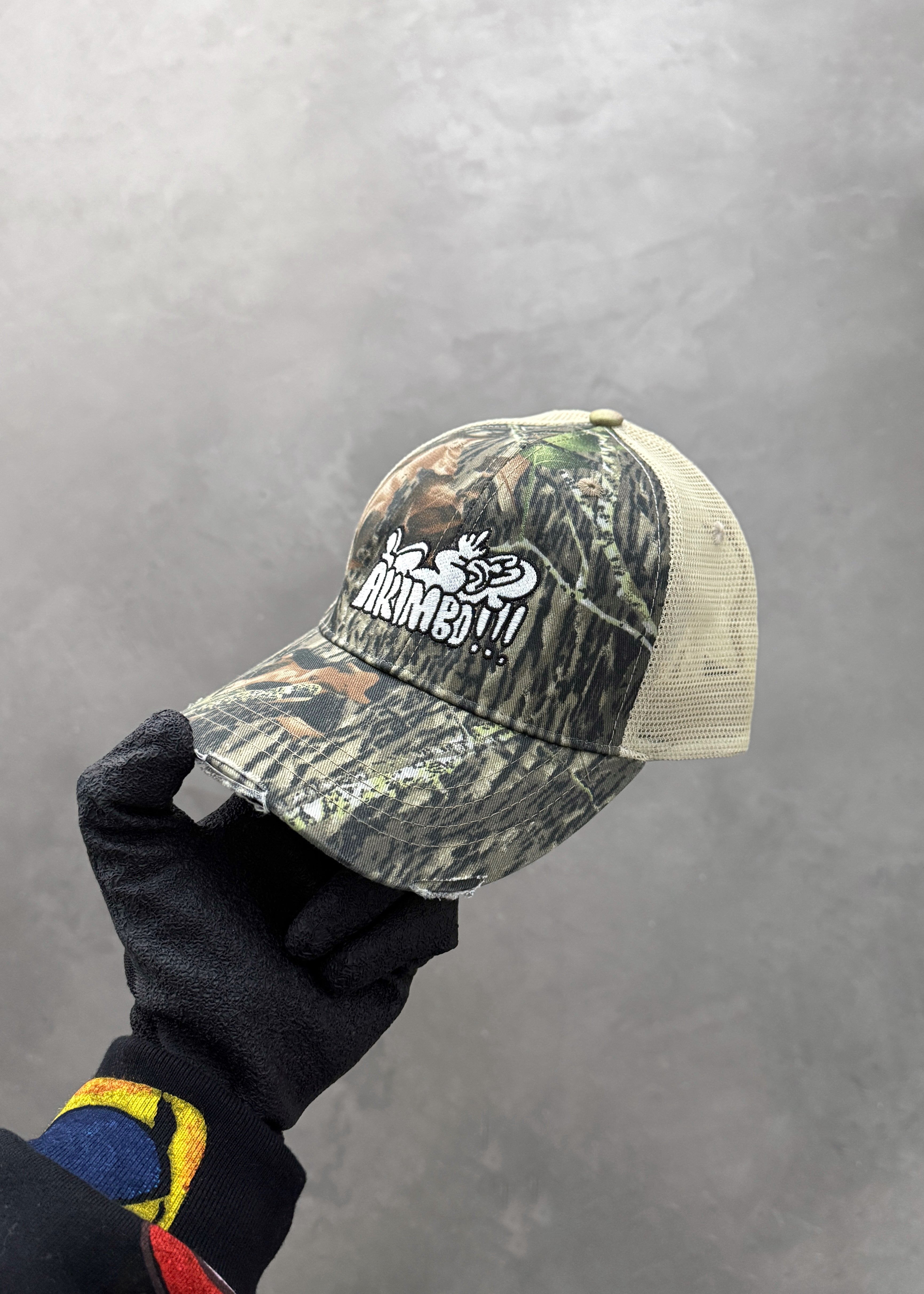 SLAWN "AKIMBO!!!" DISTRESSED CAP