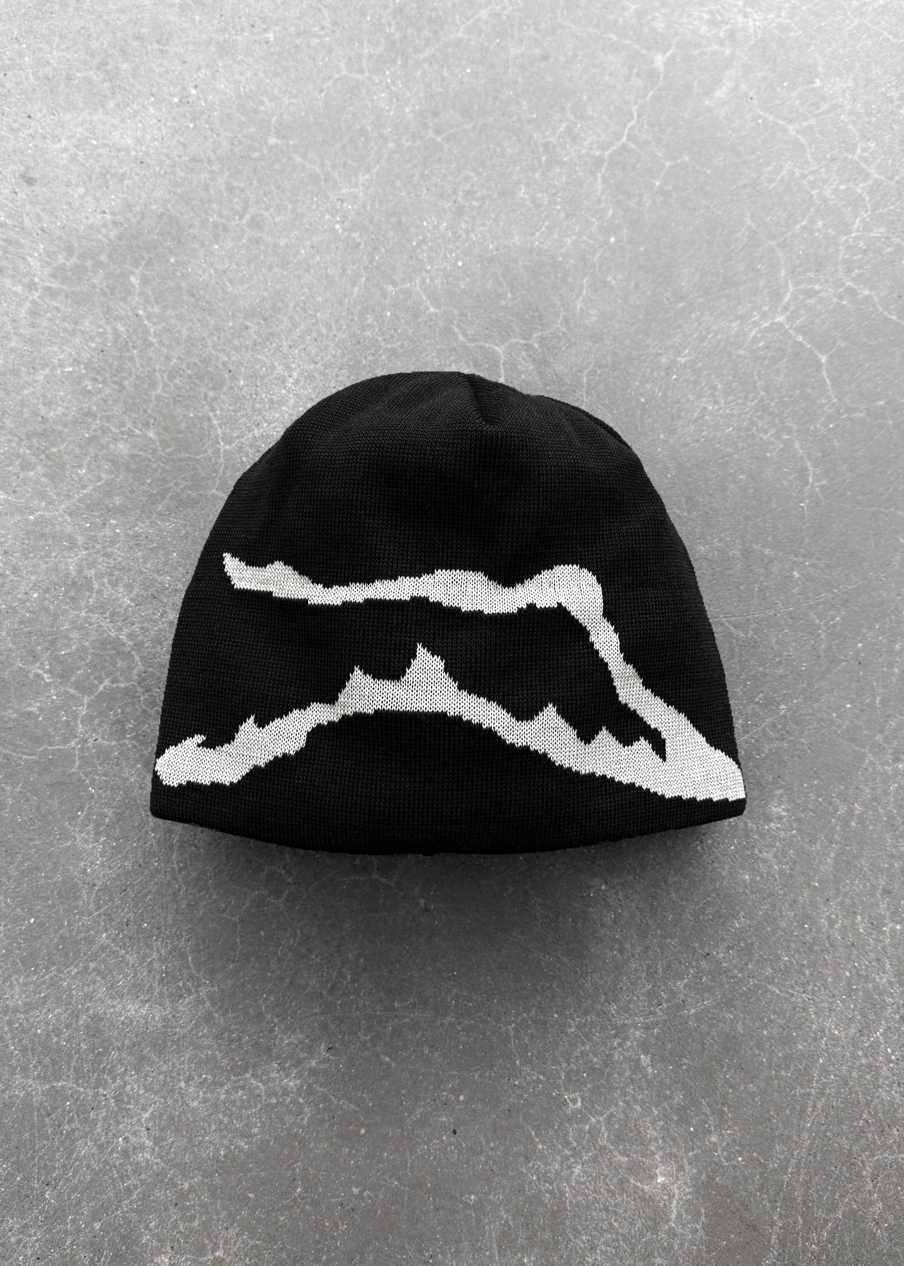 akimbo RANGE SKULL CAP2セットBLACK CHARCOAL RANGE SKULL CAP - BLACK/WHITE