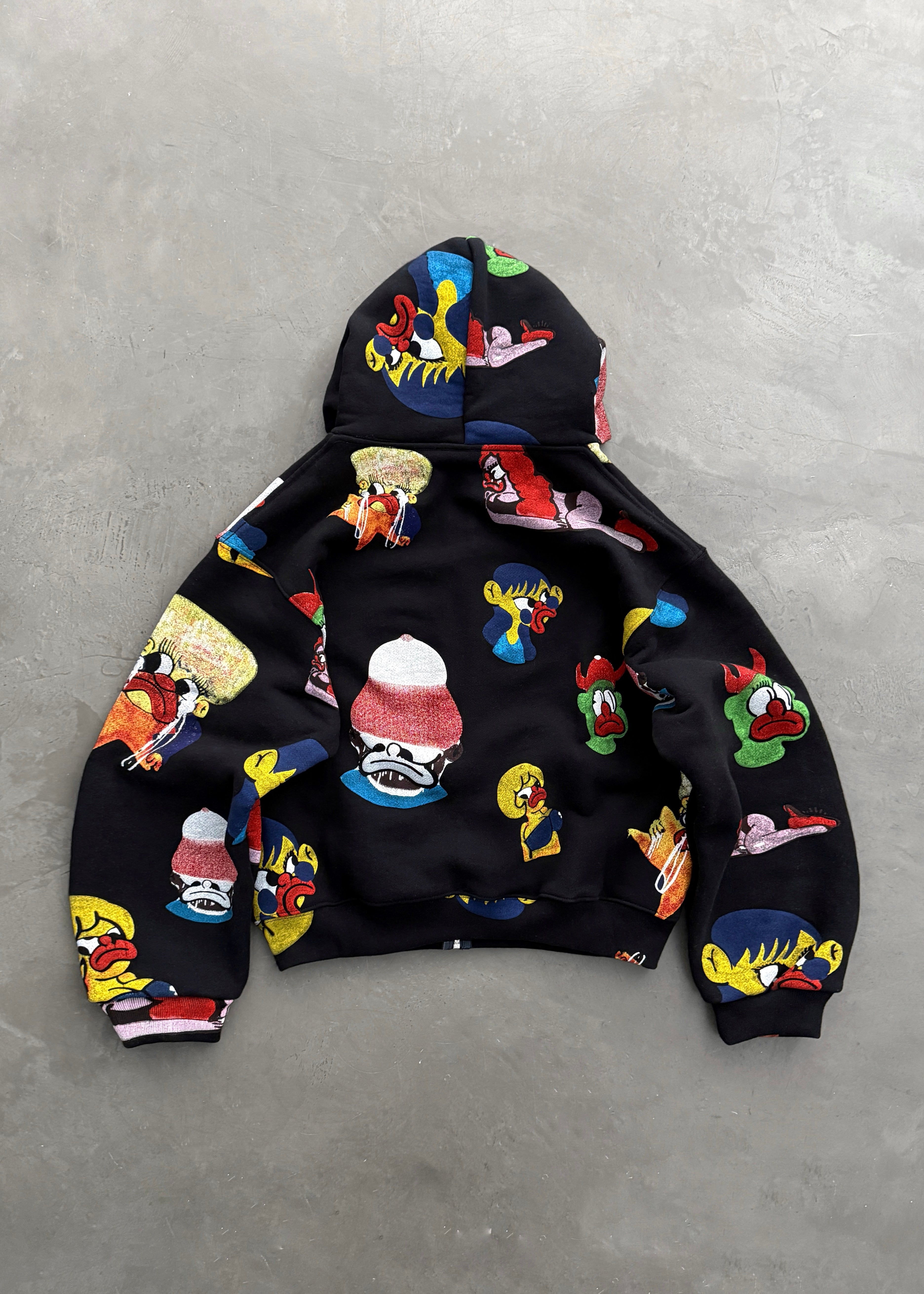 SLAWN NEIGHBORHOOD BLACK ZIP-UP