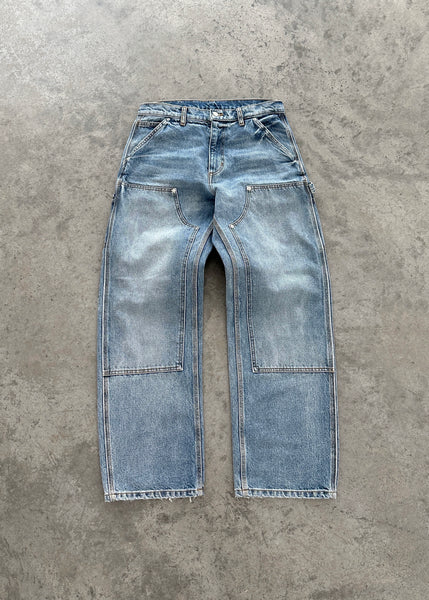 AKIMBO DOUBLE KNEES - DENIM – AKIMBO CLUB