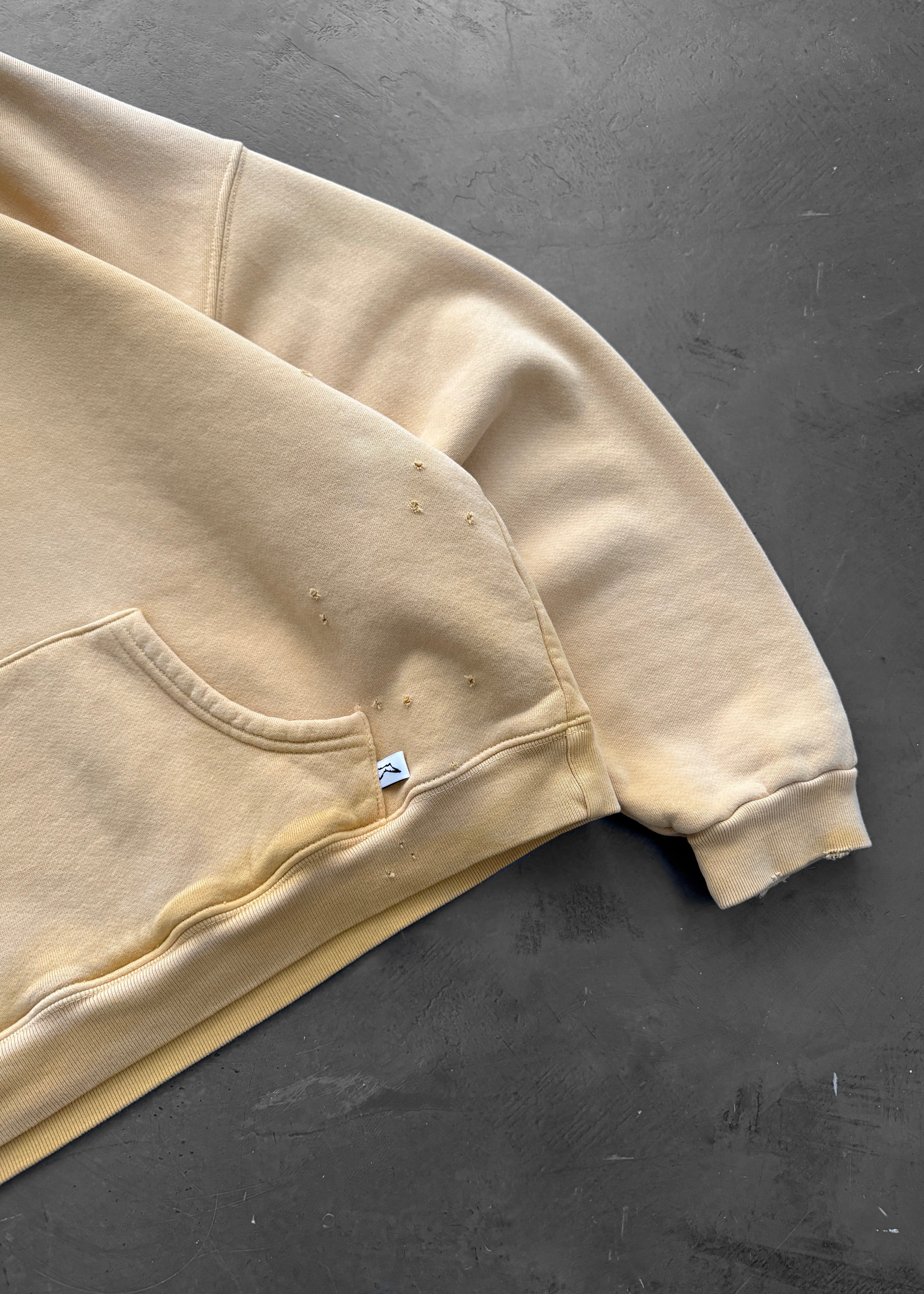 HOODIE - SUN FADED YELLOW