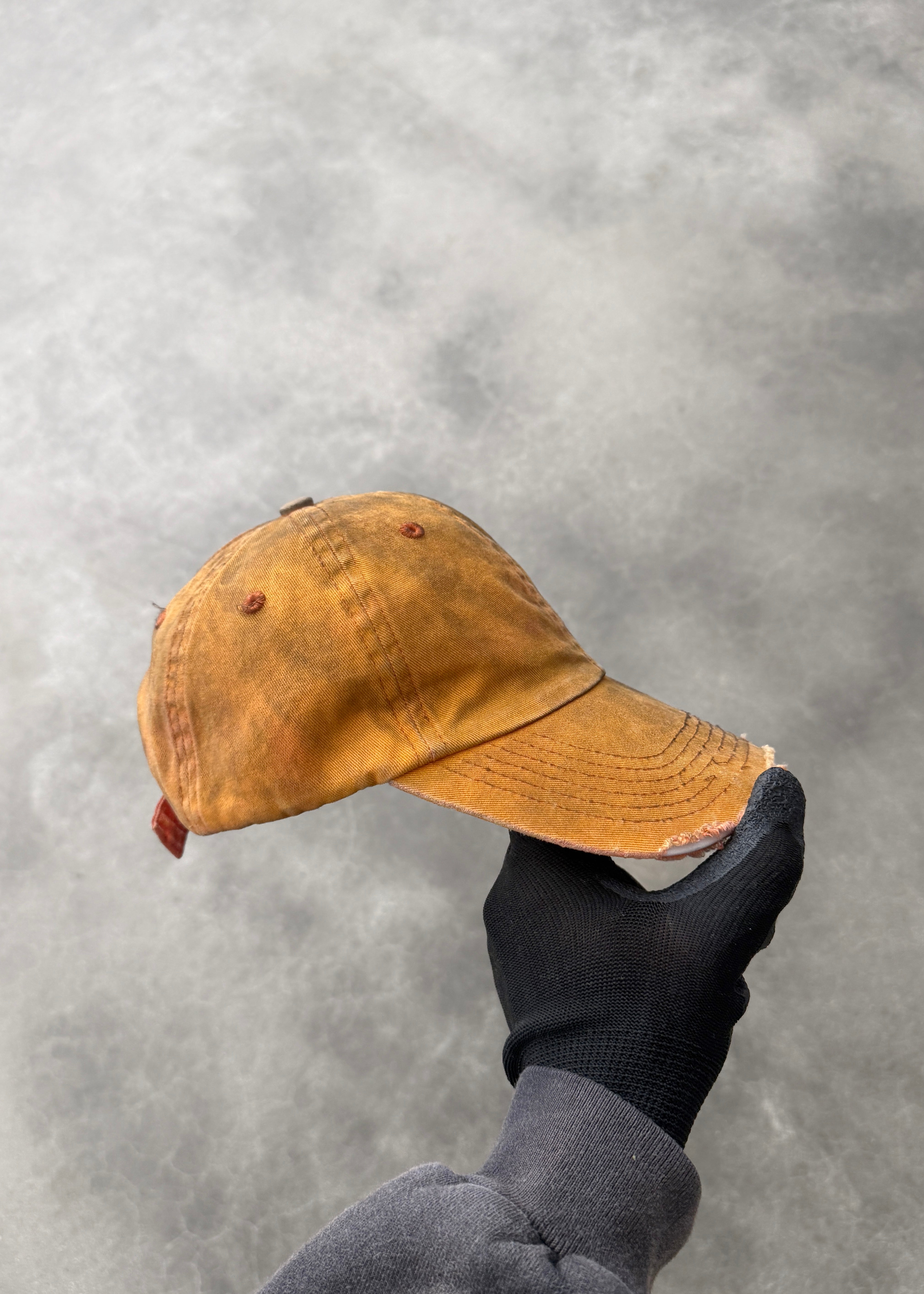 THRASHED LOW PROFILE CAP - BURNT ORANGE