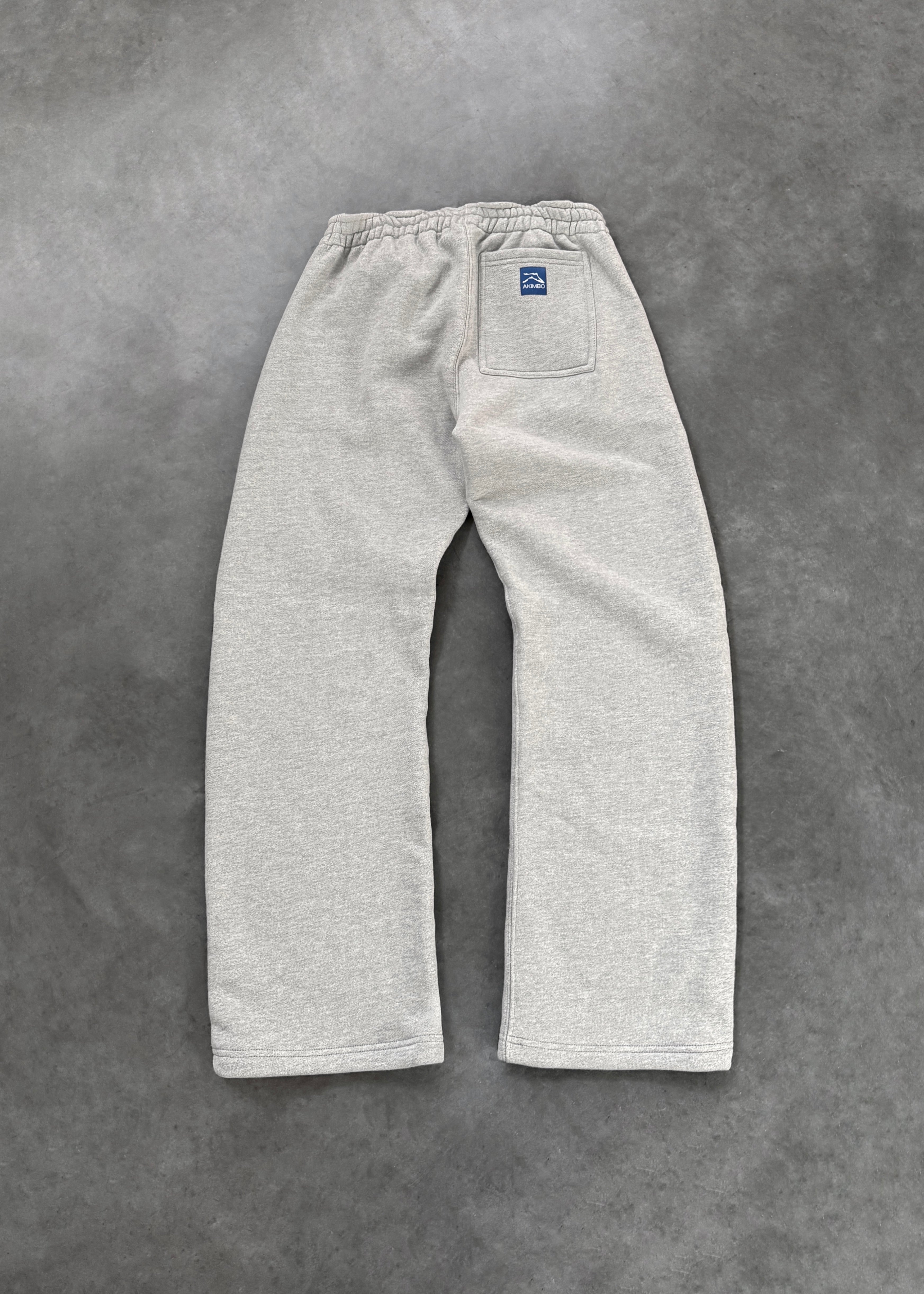 AKIMBO STRAIGHT-LEG SWEATPANTS - HEATHER GREY