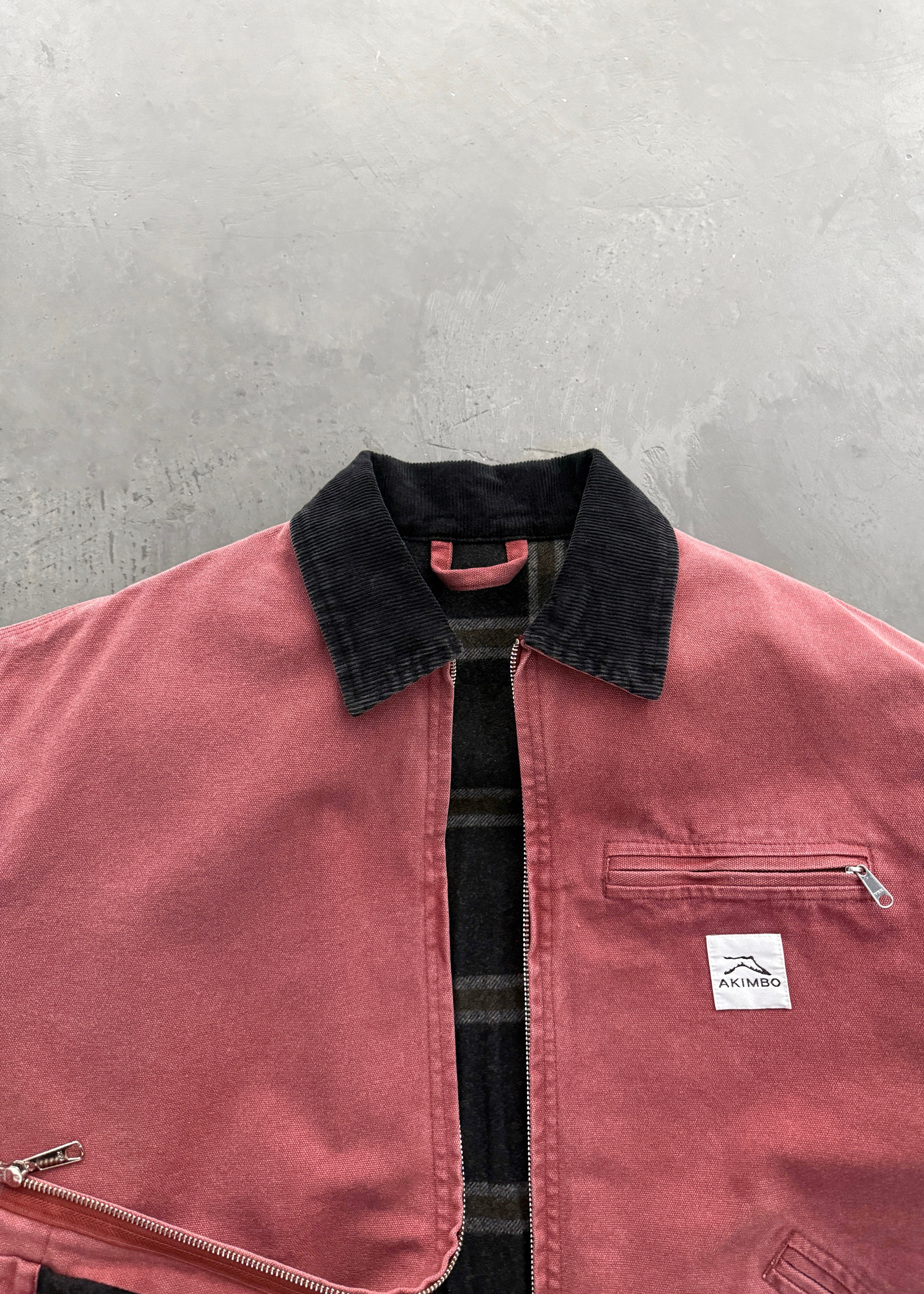 AKIMBO LAYTON JACKET - FADED MAROON