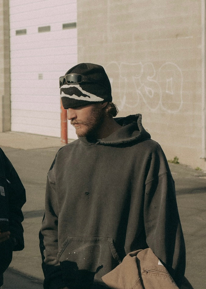 RANGE SKULL CAP - BLACK/WHITE