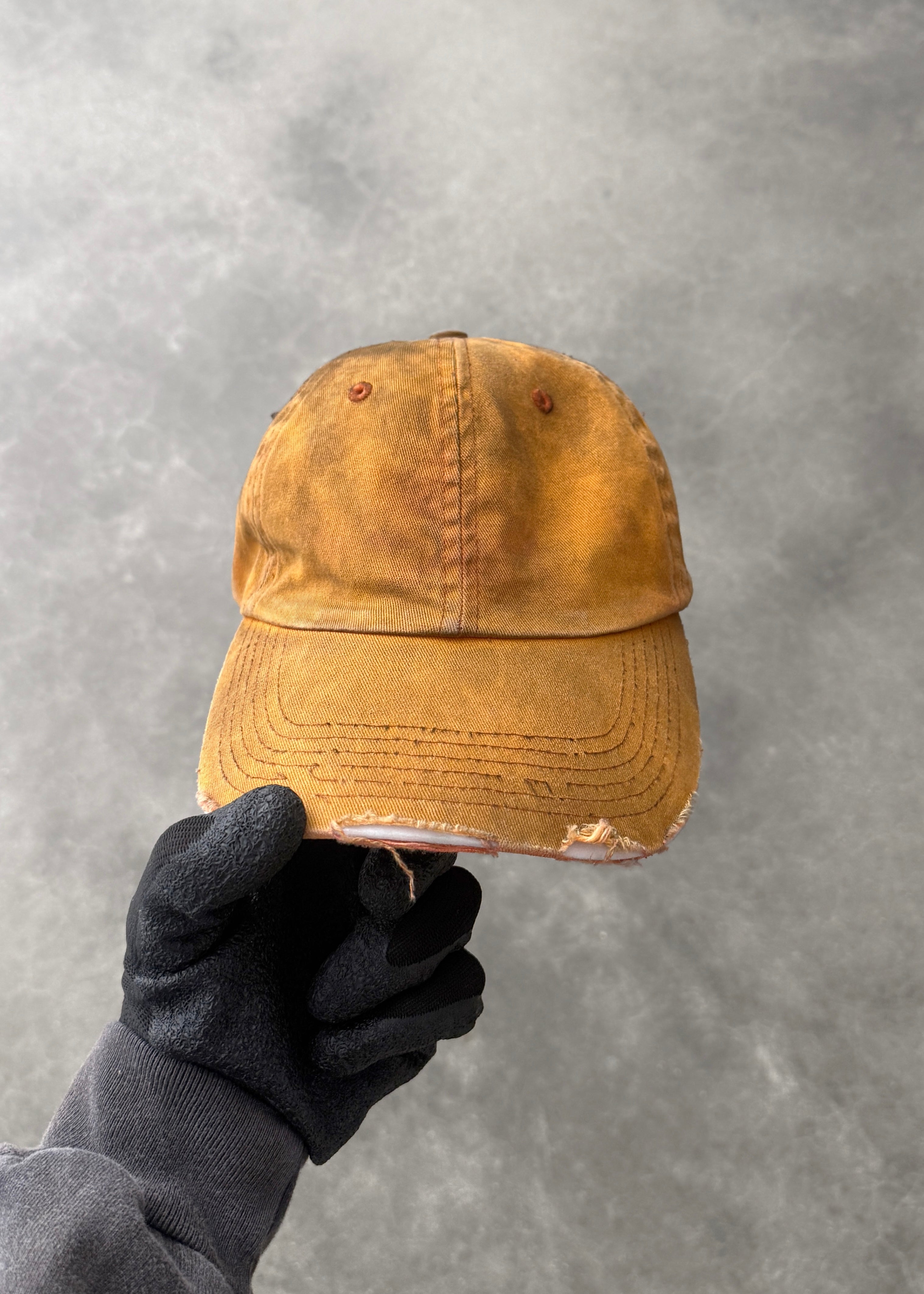 THRASHED LOW PROFILE CAP - BURNT ORANGE