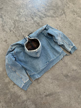 Load image into Gallery viewer, FADED BLUE DENIM HOODED CARHARTT JACKET - 1990S
