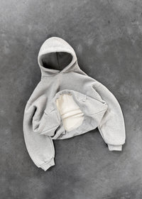 AKIMBO HOODIE - HEATHER GREY
