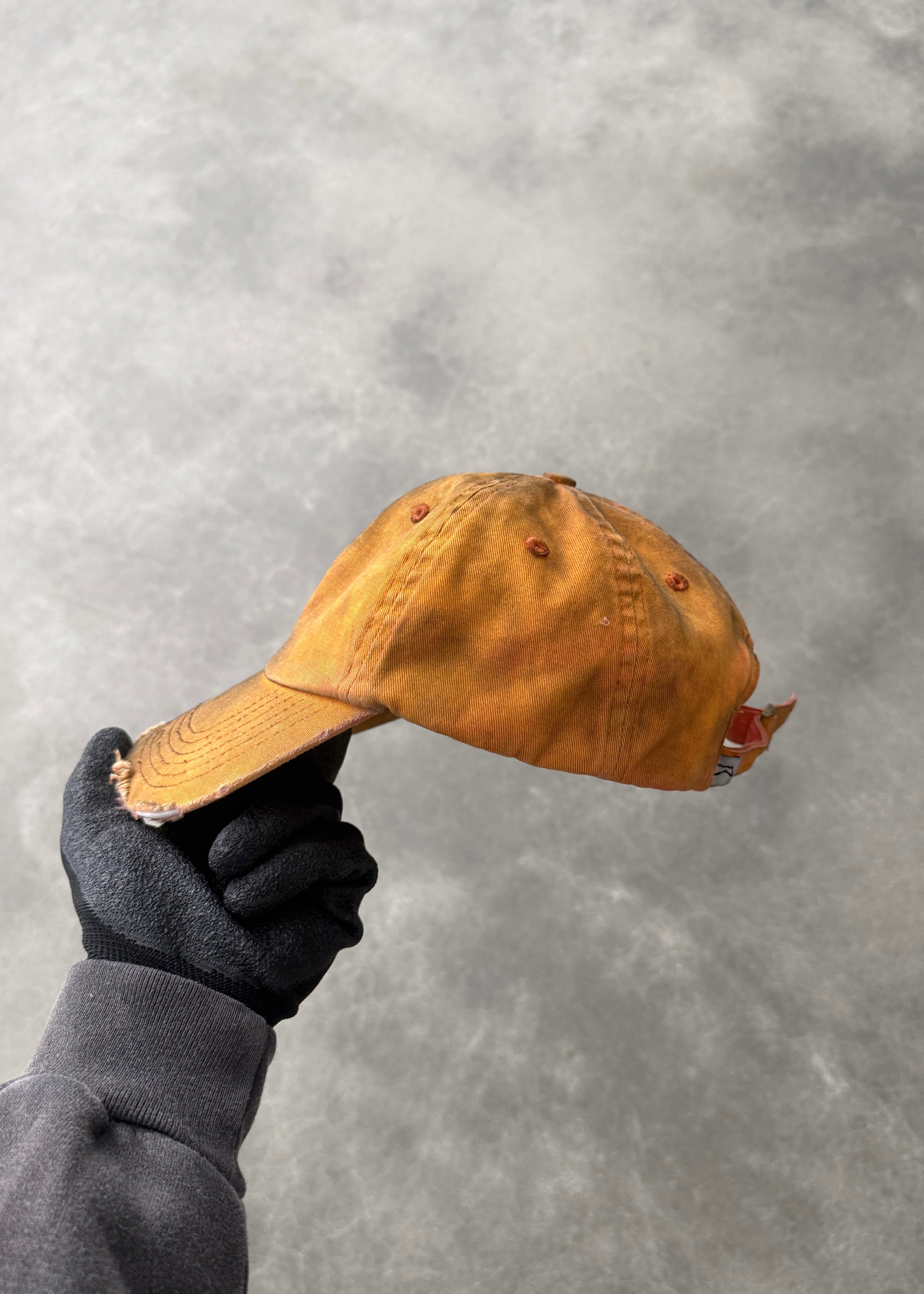 THRASHED LOW PROFILE CAP - BURNT ORANGE