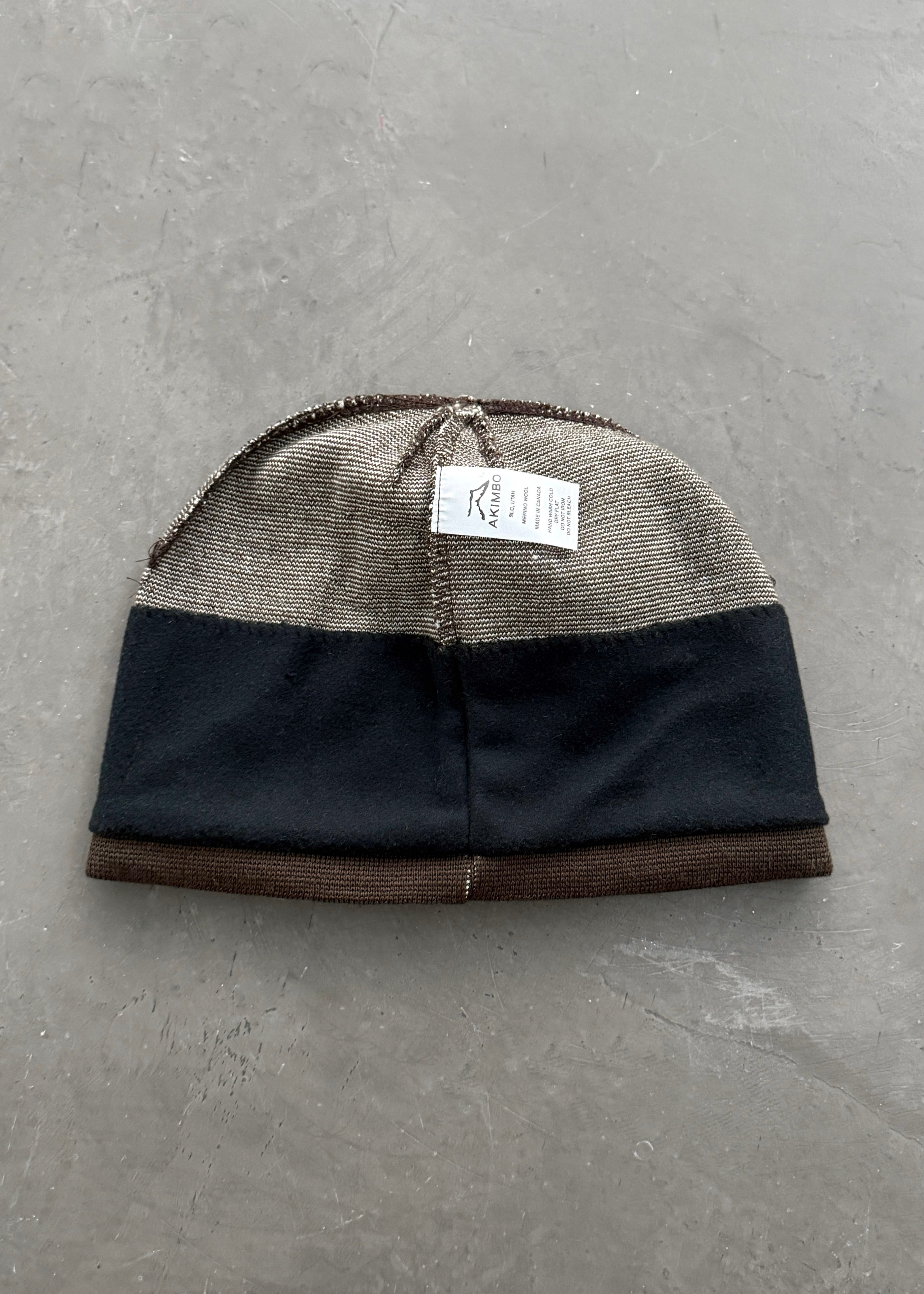 AKIMBO RANGE SKULL CAP - BROWN/TAN