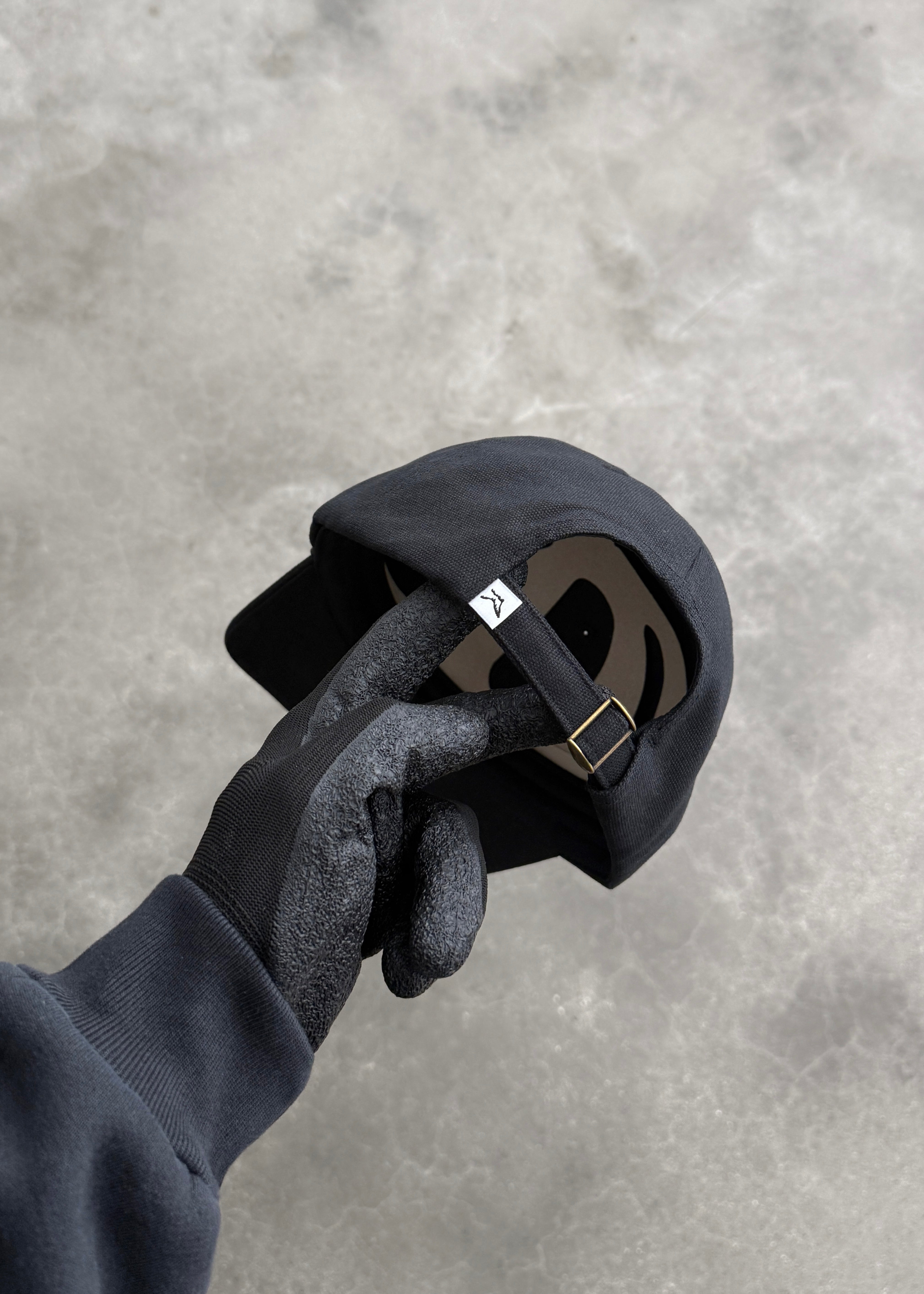 WORK CAP - BLACK CANVAS