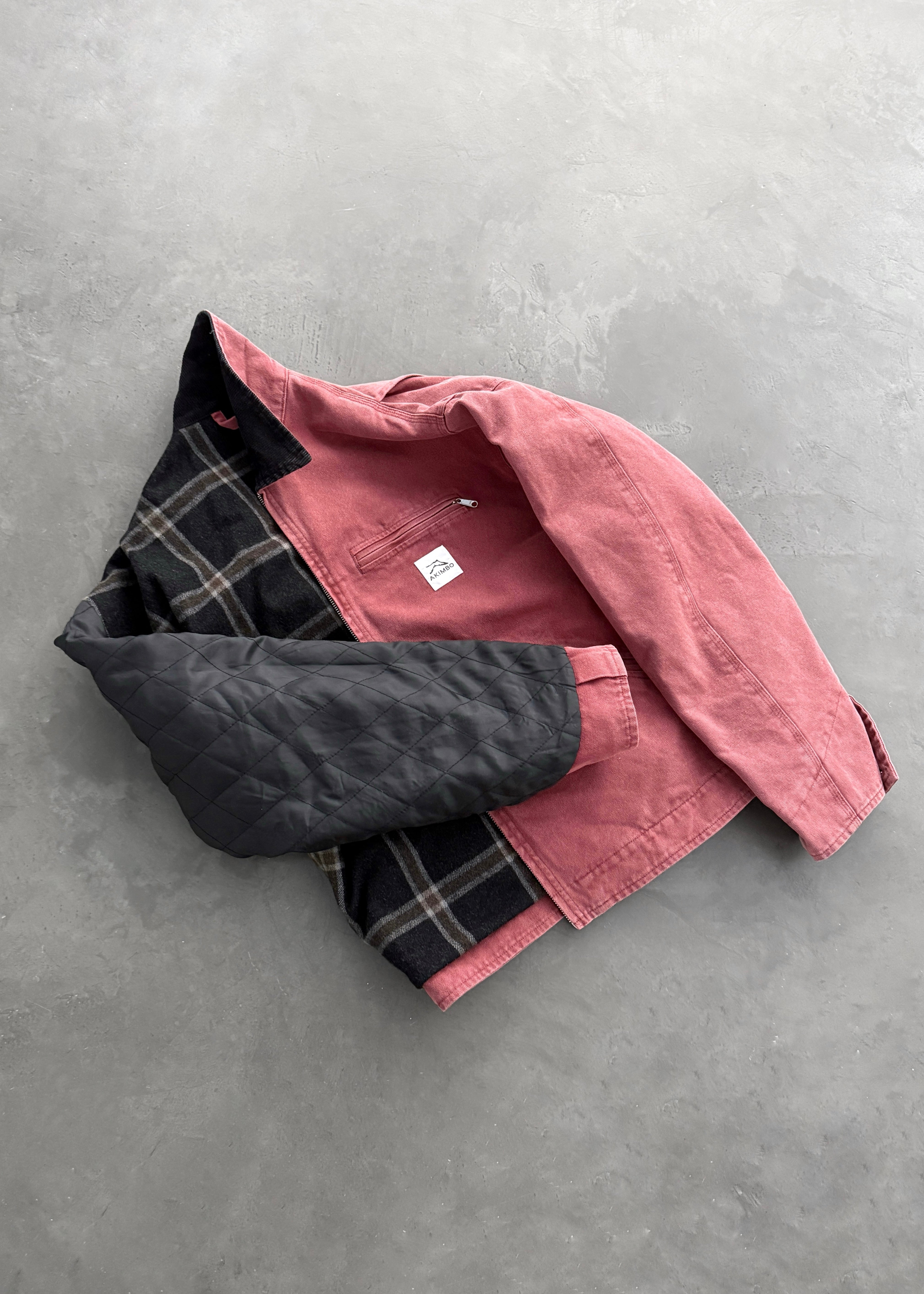 AKIMBO LAYTON JACKET - FADED MAROON