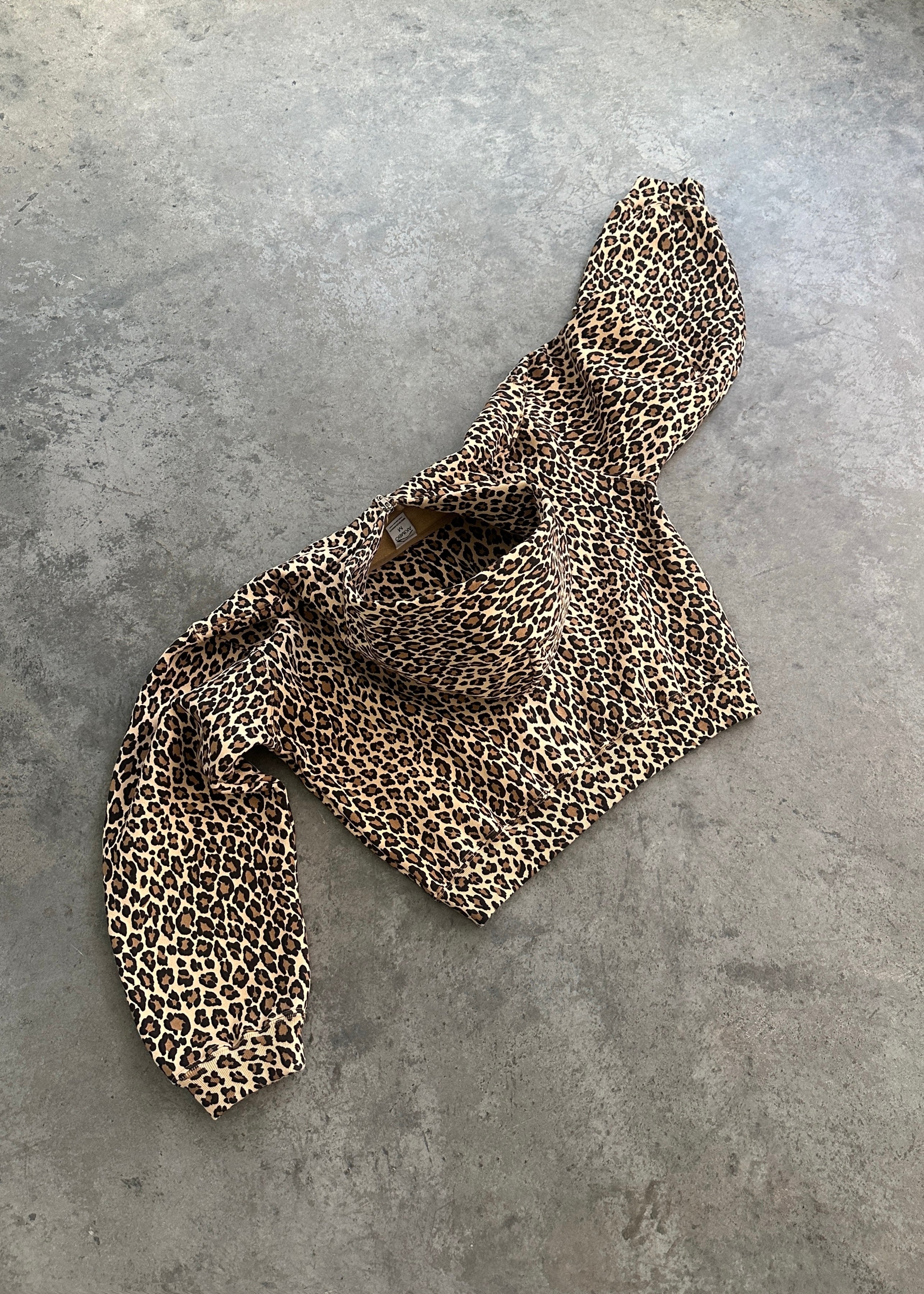 AKIMBO ZIP-UP HOODIE - LEOPARD