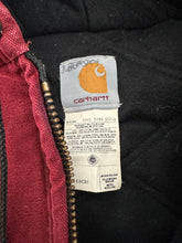 Load image into Gallery viewer, FADED WINE RED HOODED CARHARTT JACKET - 1990S
