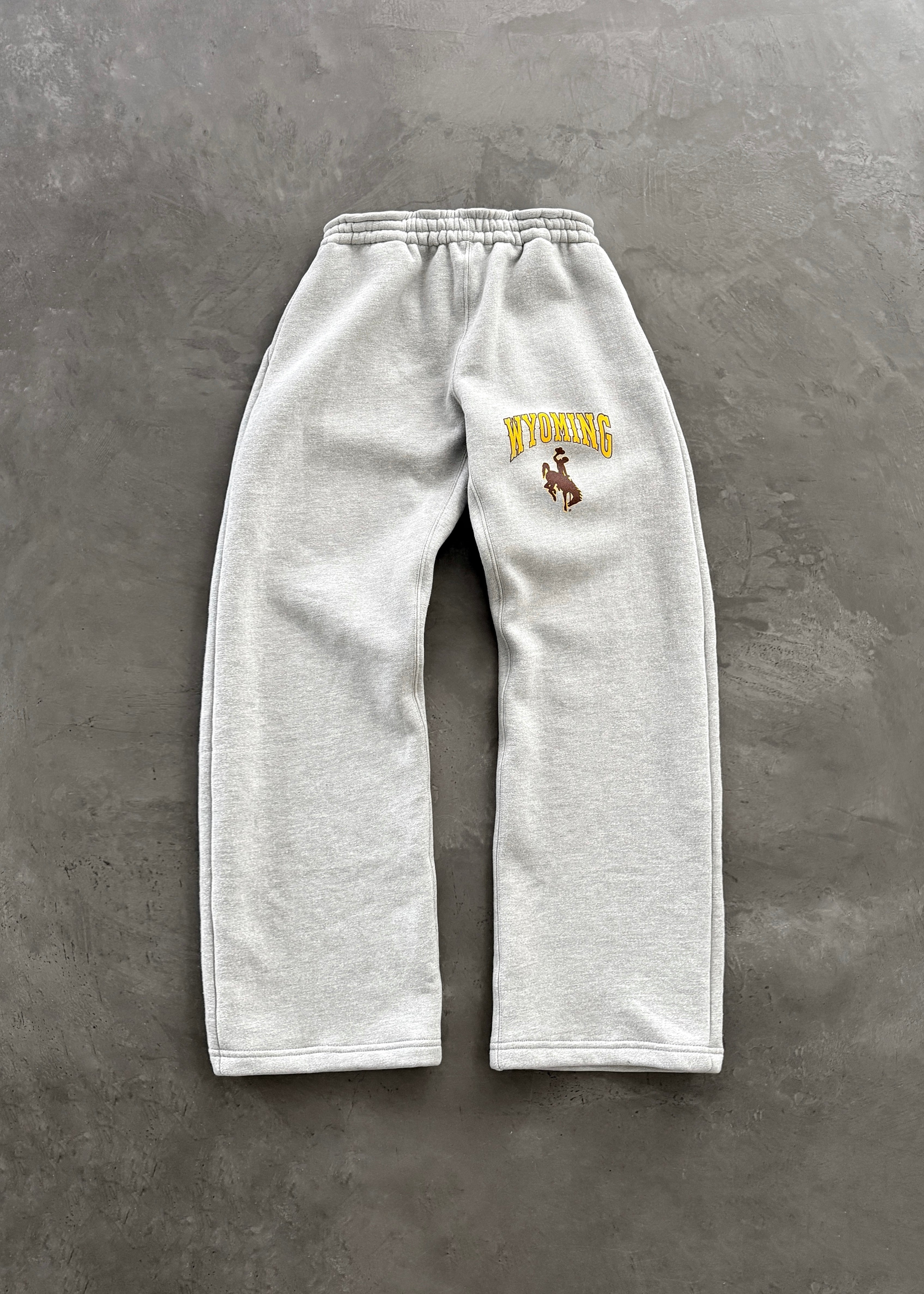 WYOMING® STRAIGHT-LEG SWEATPANTS- HEATHER GREY