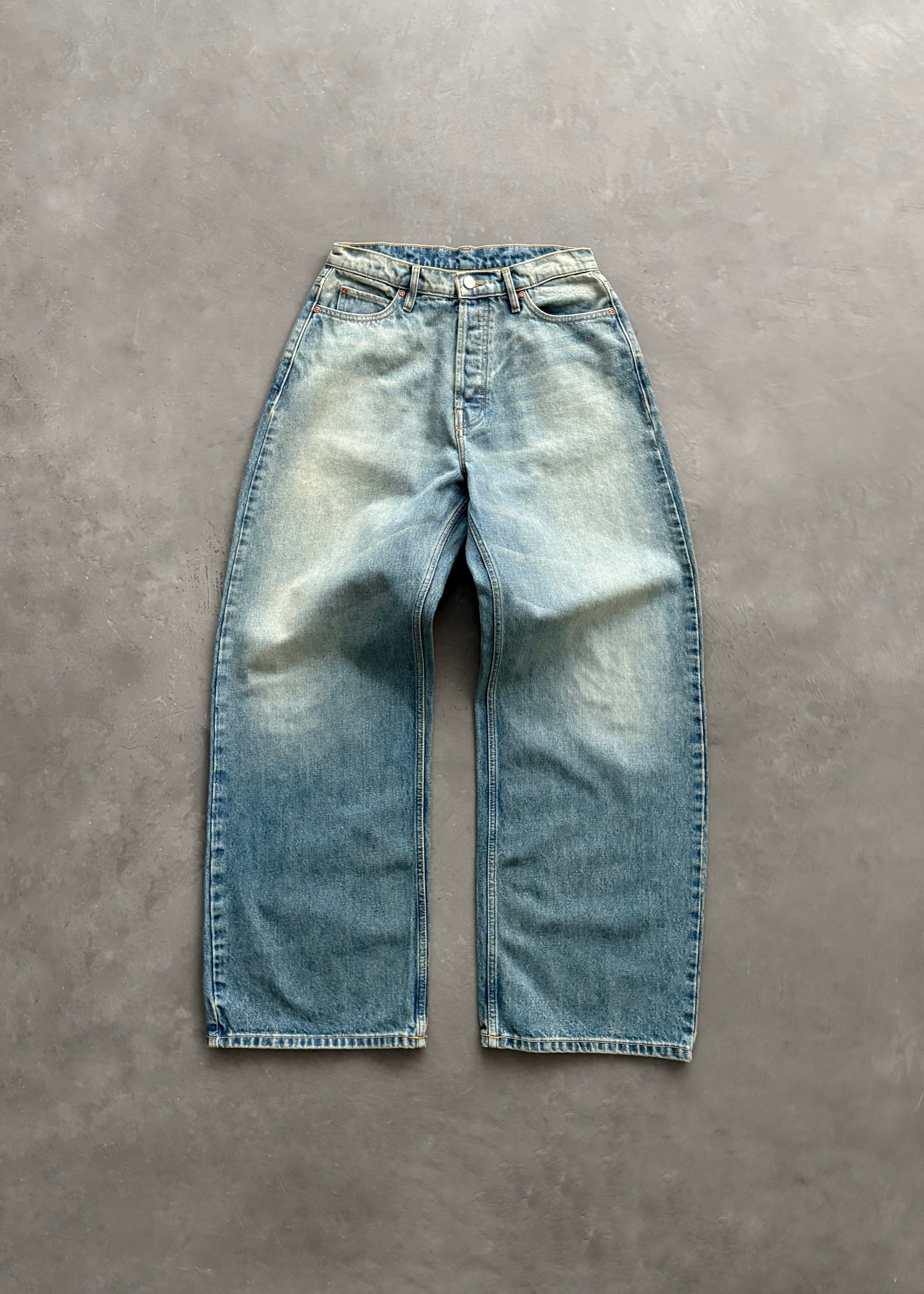 801 BAGGY 5 POCKET JEAN - DUSTY INDIGO