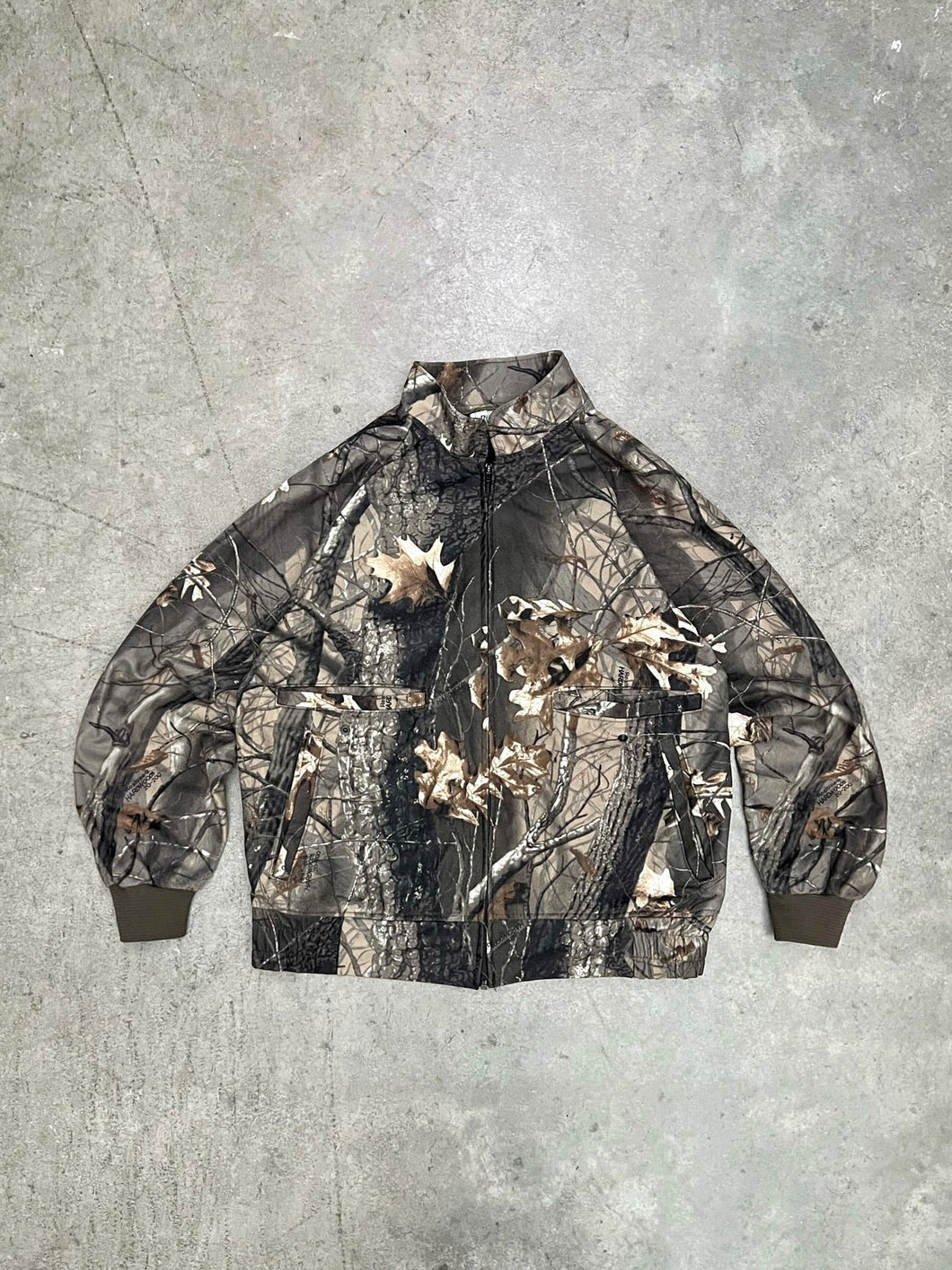 FOREST CAMOUFLAGE UTILITY JACKET - 1990S