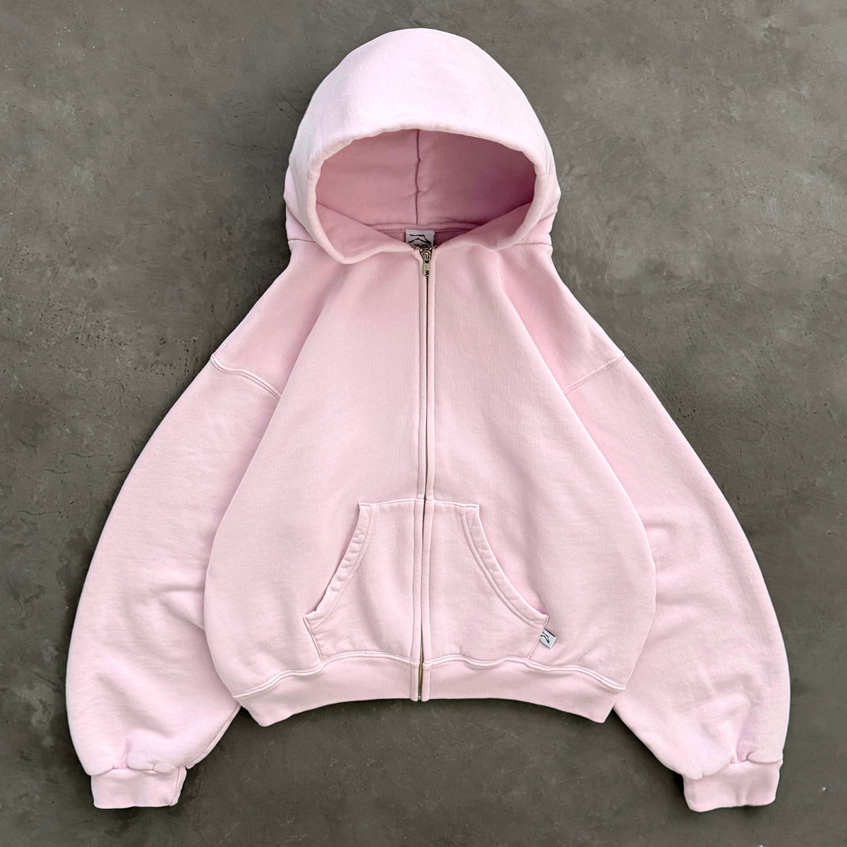 AKIMBO ZIP-UP HOODIE LILAC