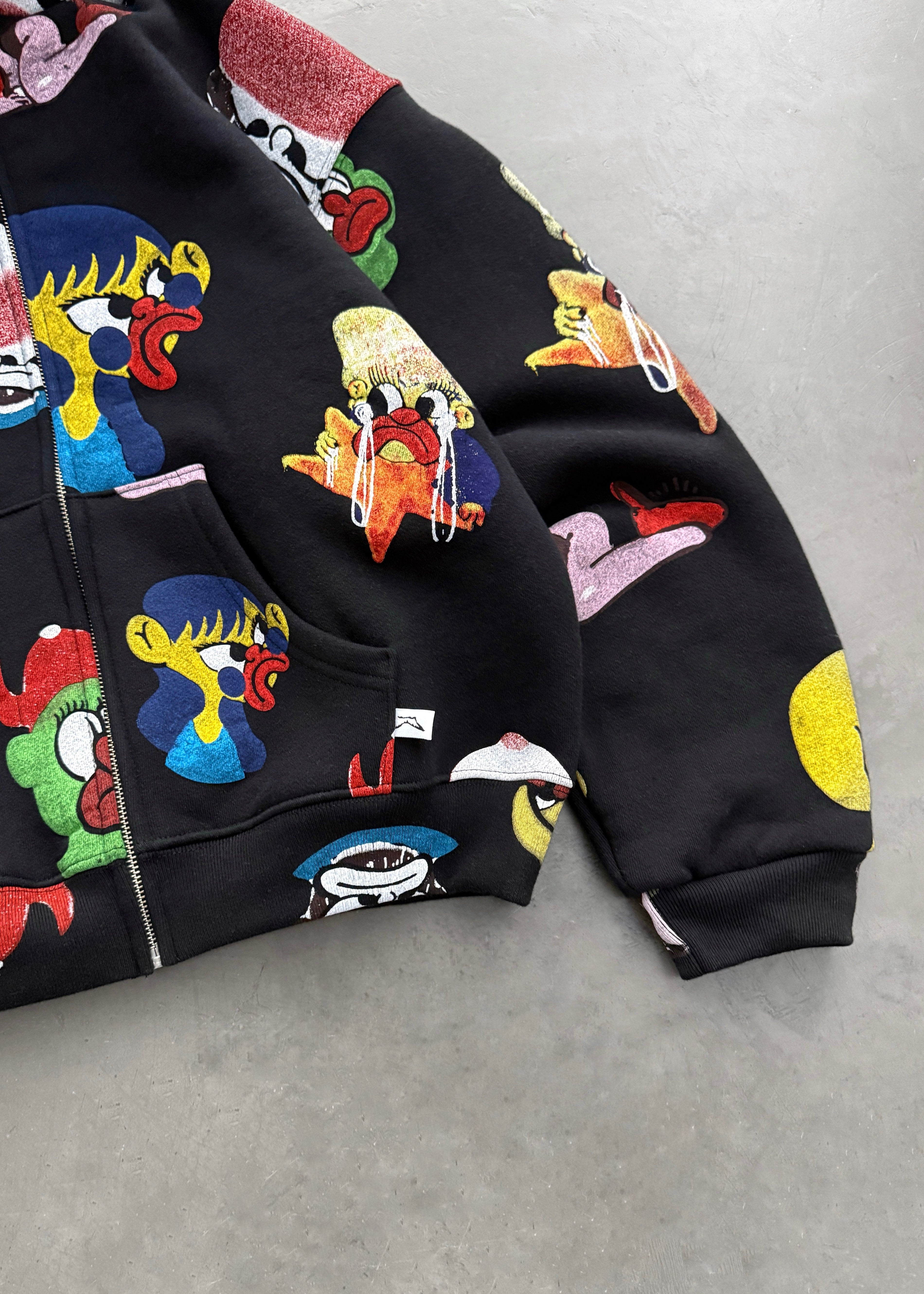 SLAWN NEIGHBORHOOD BLACK ZIP-UP