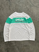 Load image into Gallery viewer, WHITE OAKLEY SOFT MESH LONG SLEEVE TEE - 2000S
