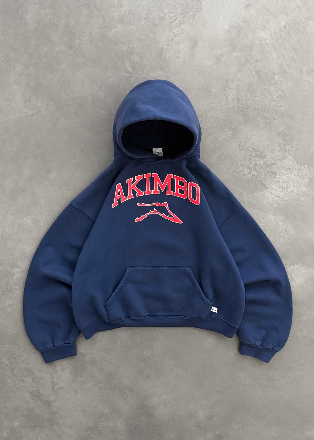 AKIMBO COLLEGIATE HOODIE - FADED NAVY