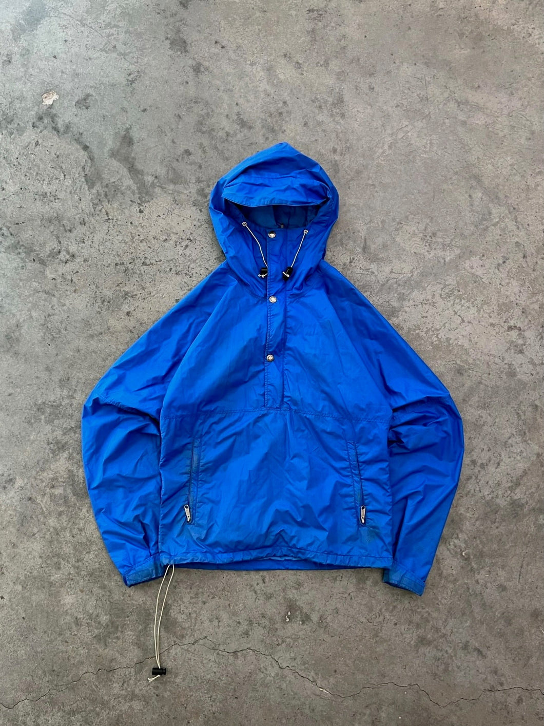 ROYAL BLUE THE NORTH FACE ANORAK GORE-TEX JACKET - 1980S