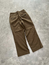 Load image into Gallery viewer, OLIVE GREEN WOOL MILITARY TROUSERS - 1970S
