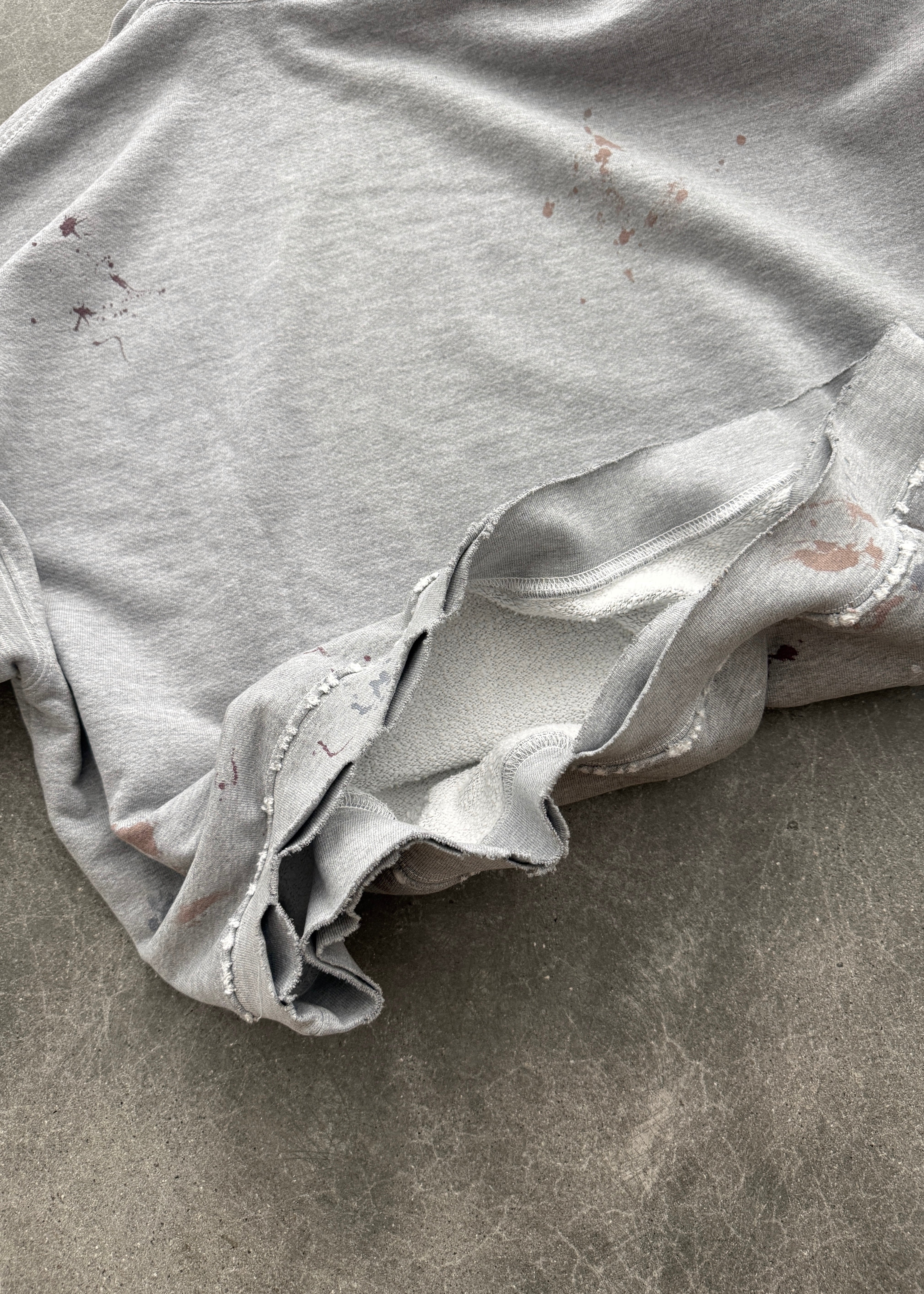 "WATCH-PEEKER" HOODIE - HEATHER GREY