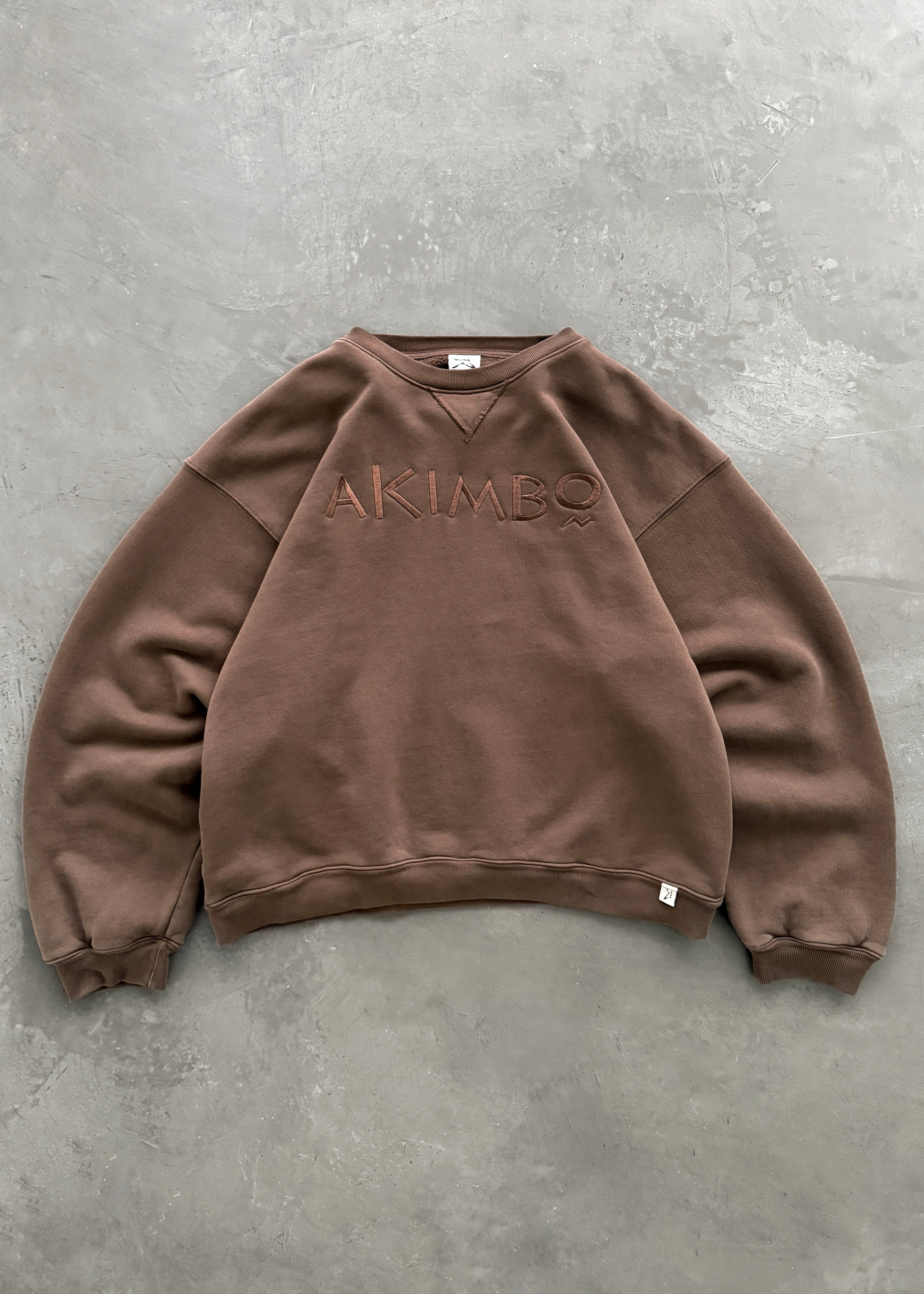 WEBDING CREWNECK - COFFEE
