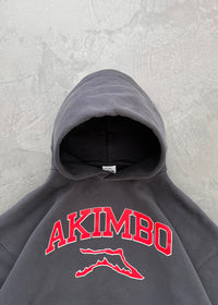 AKIMBO COLLEGIATE HOODIE - CHARCOAL