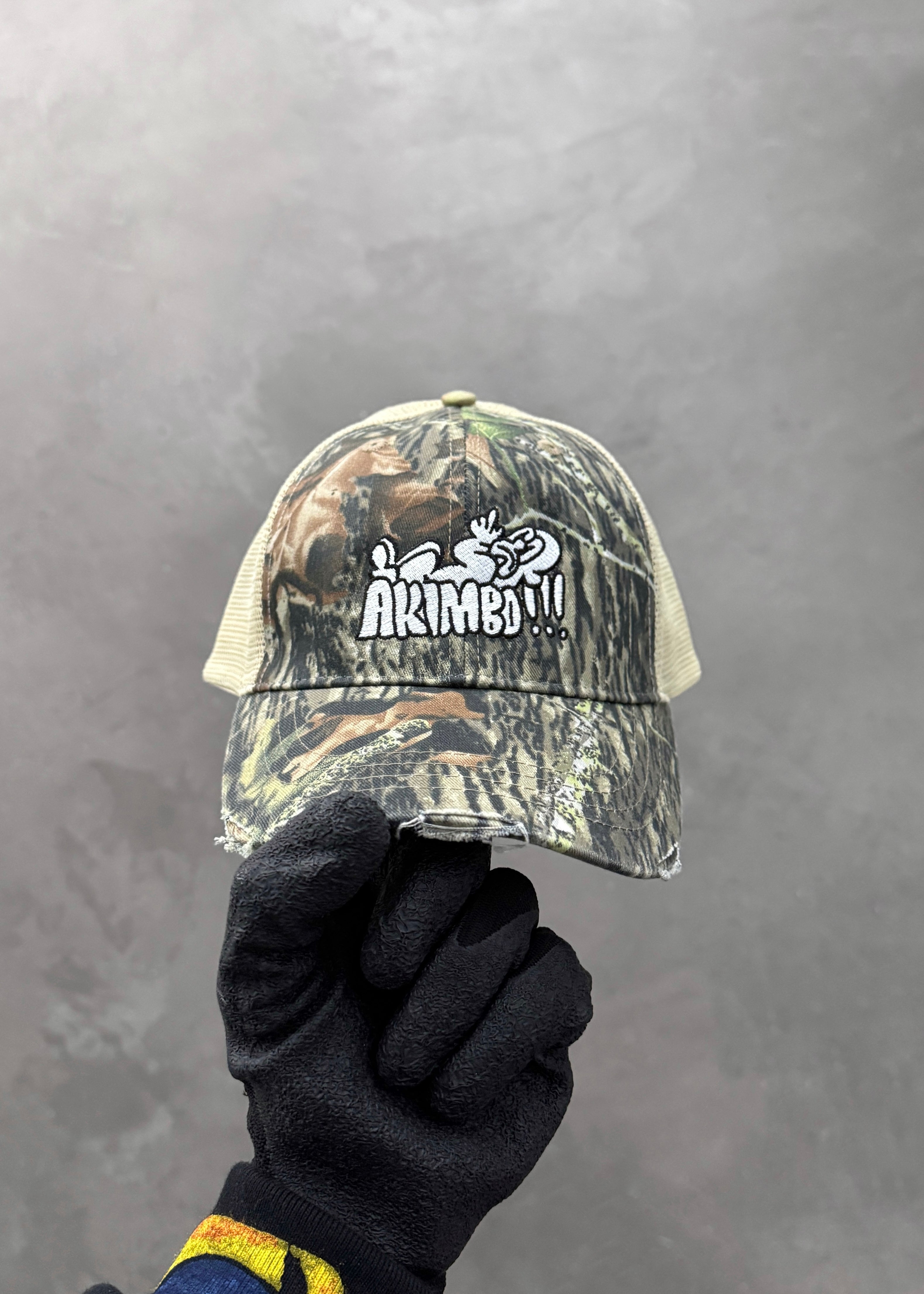 SLAWN "AKIMBO!!!" DISTRESSED CAP