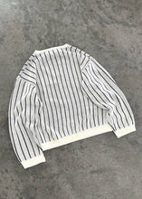 Load image into Gallery viewer, “NY NOODLE” PINSTRIPE KNIT SWEATER
