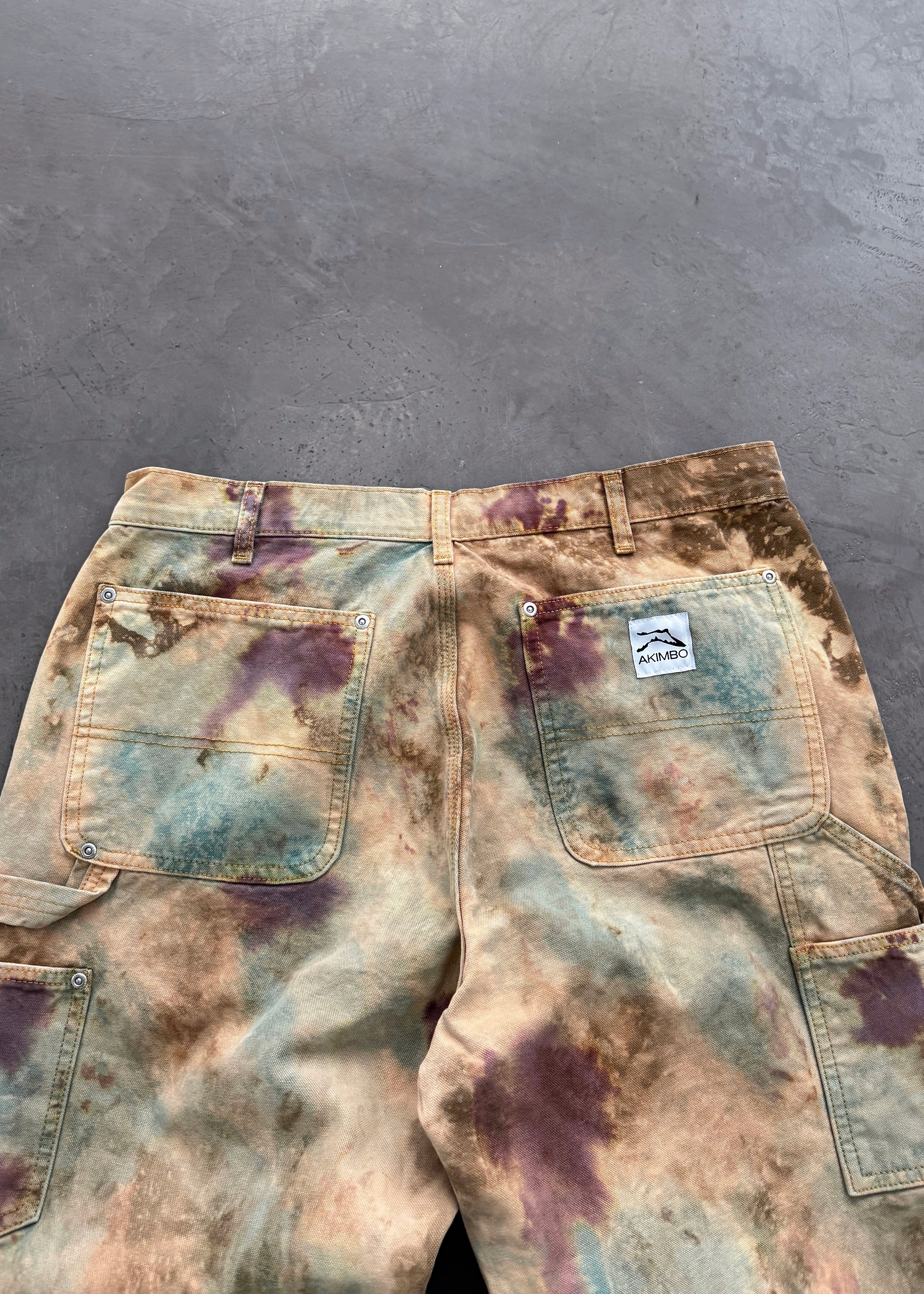 AKIMBO CANVAS DOUBLE KNEES - MULTI DYE