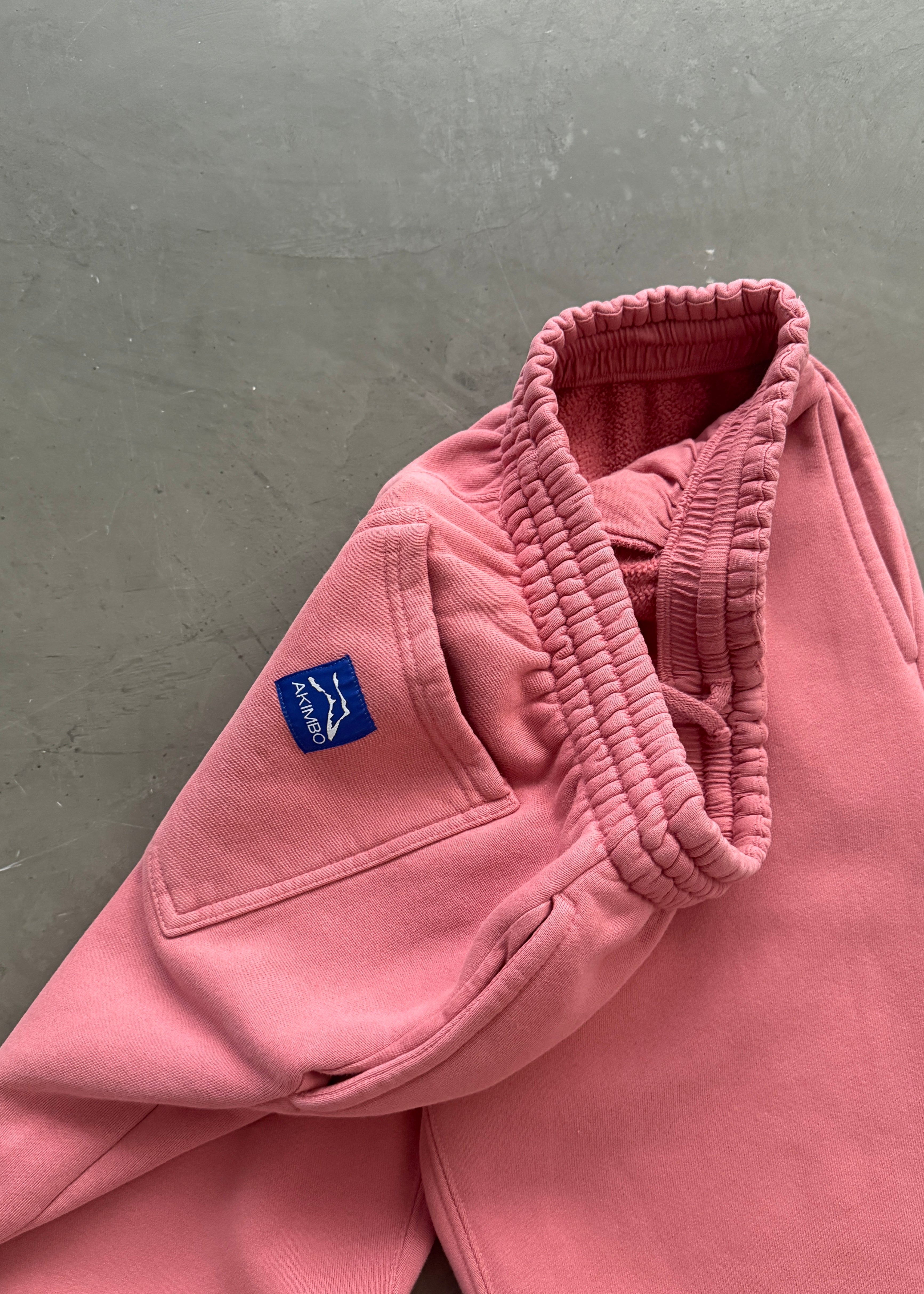 AKIMBO STRAIGHT-LEG SWEATPANTS - DUSTY ROSE