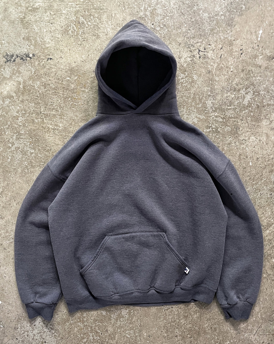 FADED MIDNIGHT BLUE  RUSSELL HOODIE - 1990S