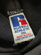 Load image into Gallery viewer, FADED MIDNIGHT BLUE  RUSSELL HOODIE - 1990S
