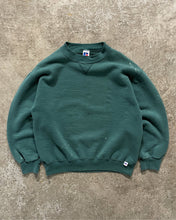 Load image into Gallery viewer, FADED FOREST GREEN RUSSELL PAINTERS SWEATSHIRT - 1990S
