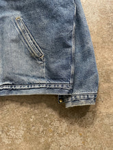 Load image into Gallery viewer, DICKIES FADED BLUE DENIM WORK JACKET - 1990S
