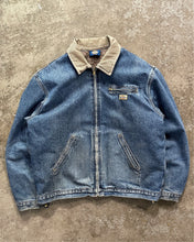 Load image into Gallery viewer, DICKIES FADED BLUE DENIM WORK JACKET - 1990S
