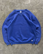 Load image into Gallery viewer, FADED ROYAL BLUE RUSSELL SWEATSHIRT - 1990S

