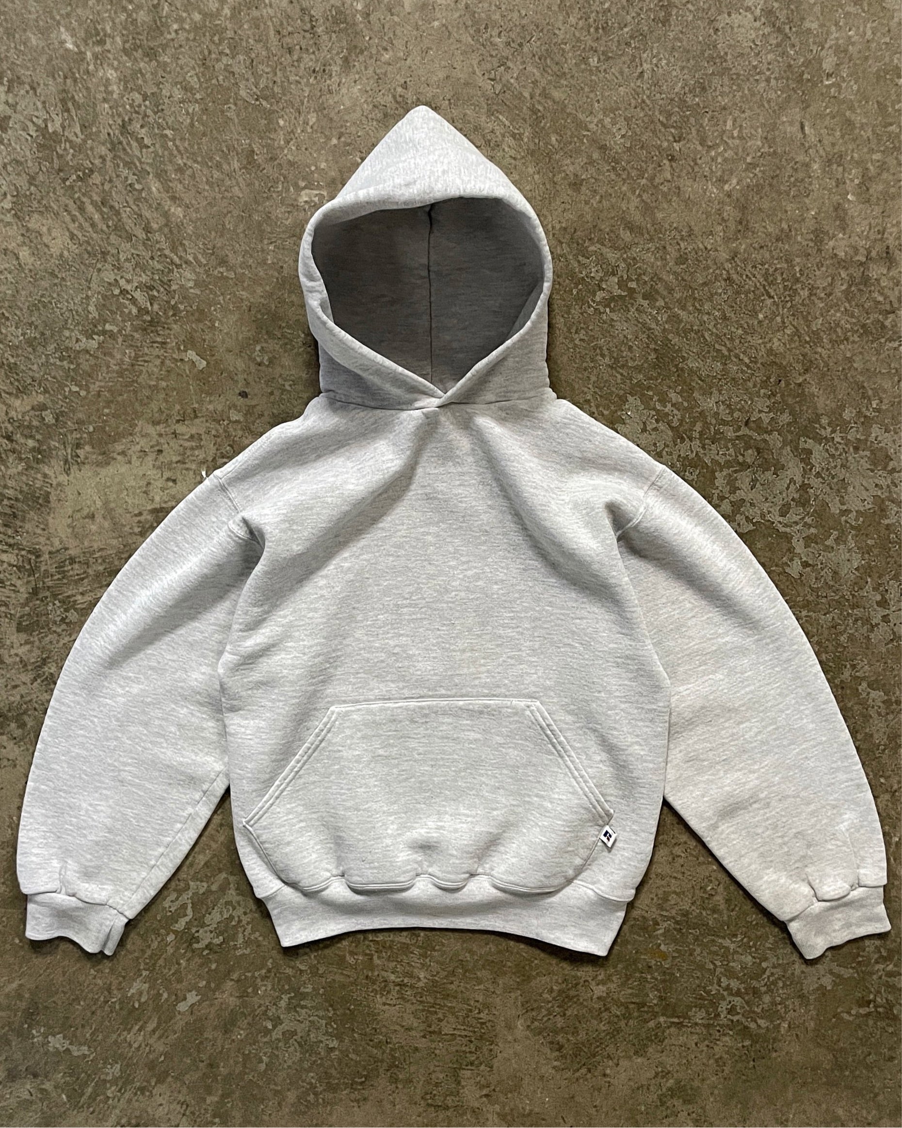 ASH GREY RUSSELL HOODIE - 1990S – AKIMBO CLUB