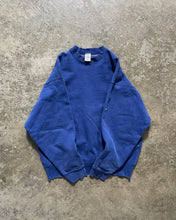 Load image into Gallery viewer, HEAVYWEIGHT FADED &amp; DISTRESSED ROYAL BLUE SWEATSHIRT - 1990S
